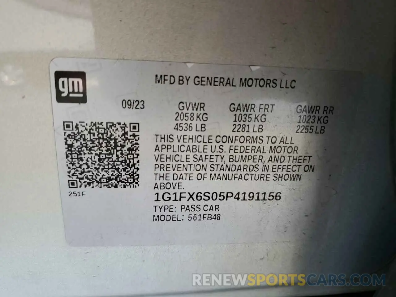 12 Photograph of a damaged car 1G1FX6S05P4191156 CHEVROLET BOLT 2023