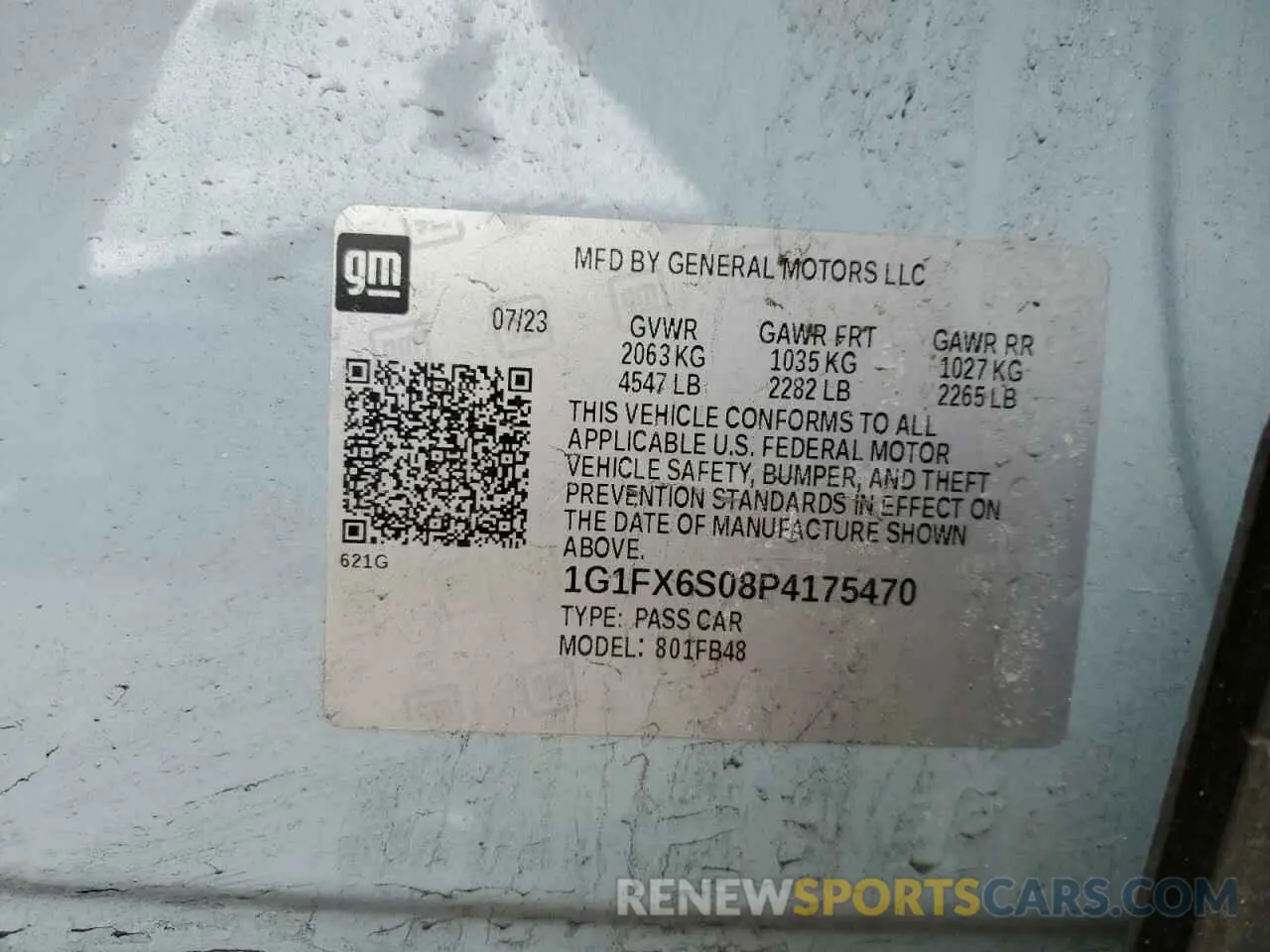 12 Photograph of a damaged car 1G1FX6S08P4175470 CHEVROLET BOLT 2023