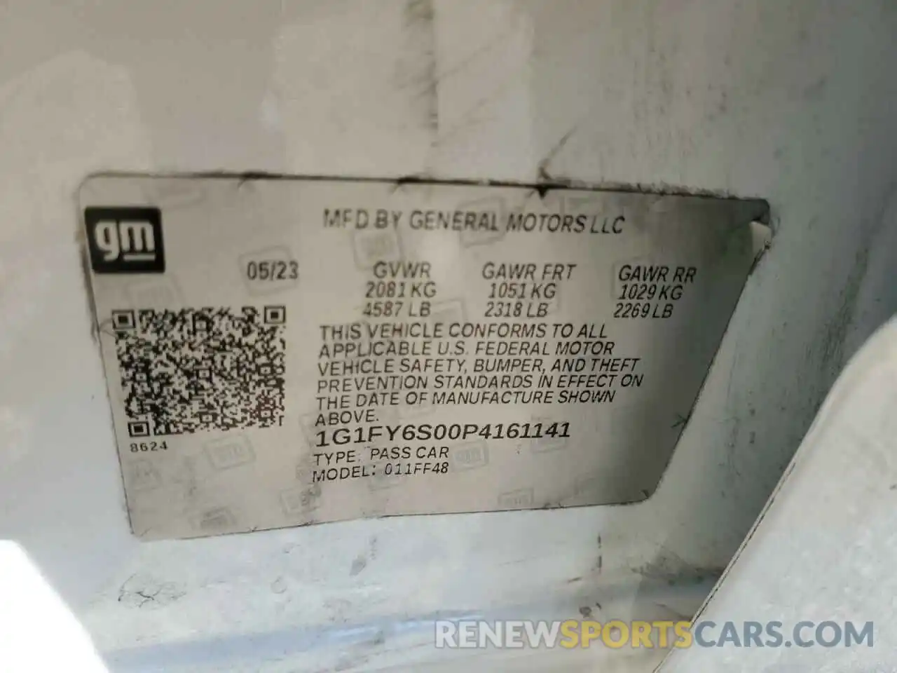 13 Photograph of a damaged car 1G1FY6S00P4161141 CHEVROLET BOLT 2023