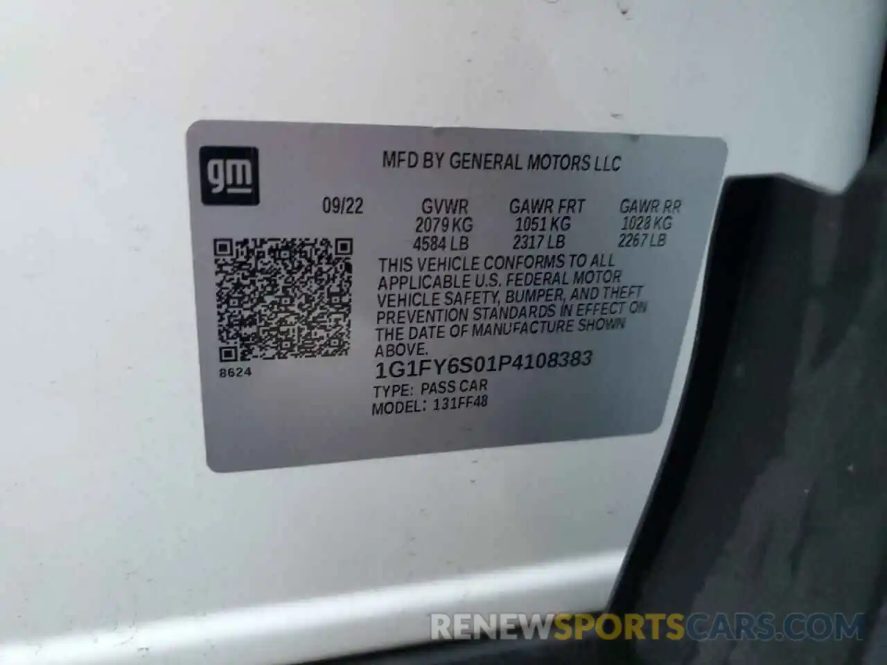 14 Photograph of a damaged car 1G1FY6S01P4108383 CHEVROLET BOLT 2023