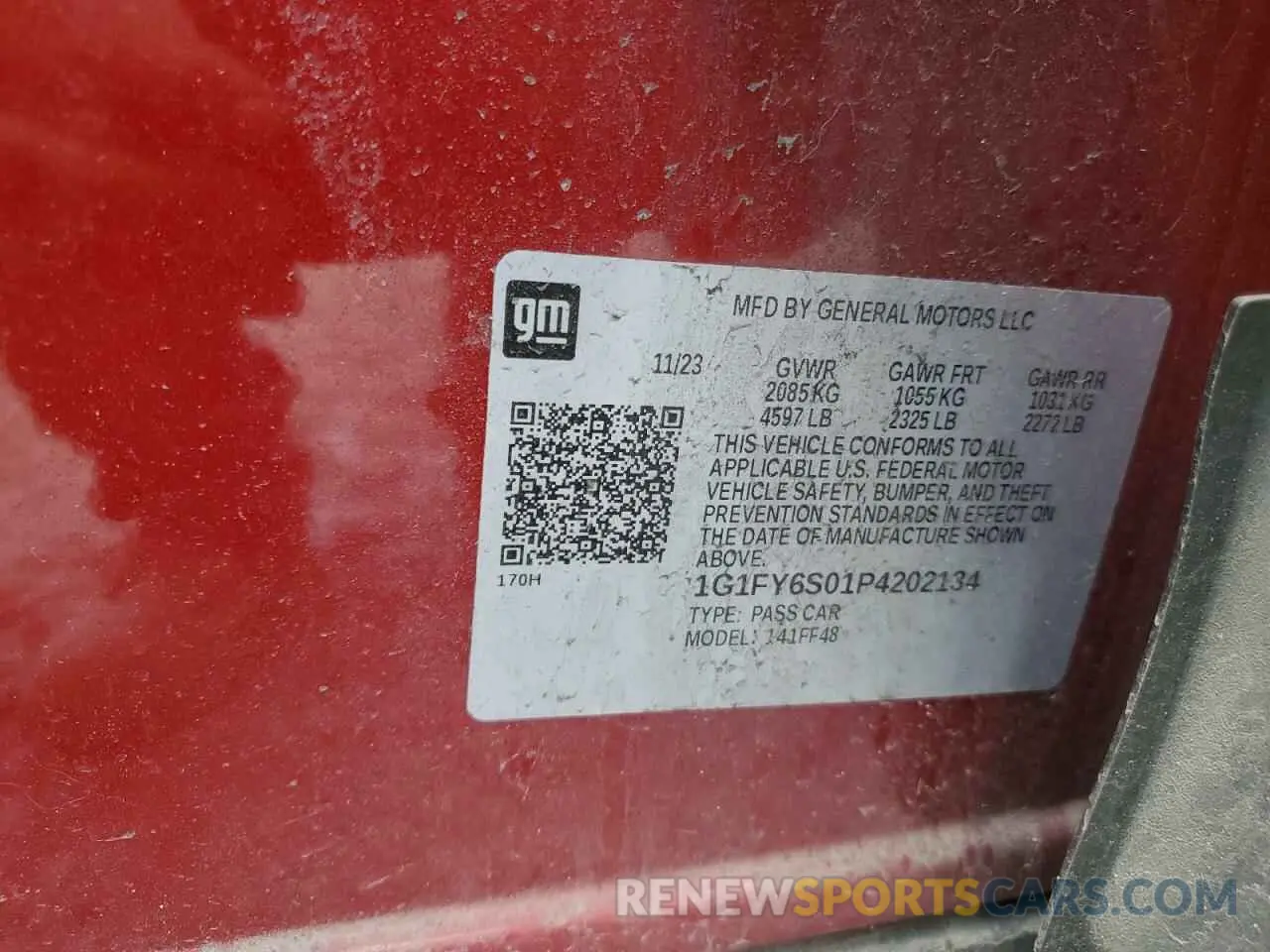 12 Photograph of a damaged car 1G1FY6S01P4202134 CHEVROLET BOLT 2023
