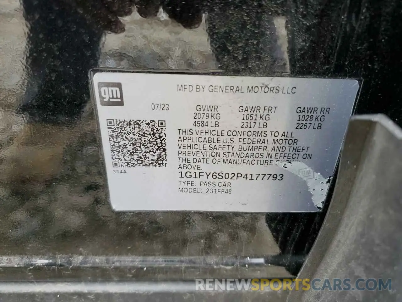 13 Photograph of a damaged car 1G1FY6S02P4177793 CHEVROLET BOLT 2023