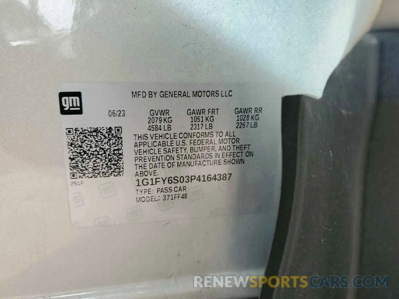 13 Photograph of a damaged car 1G1FY6S03P4164387 CHEVROLET BOLT 2023