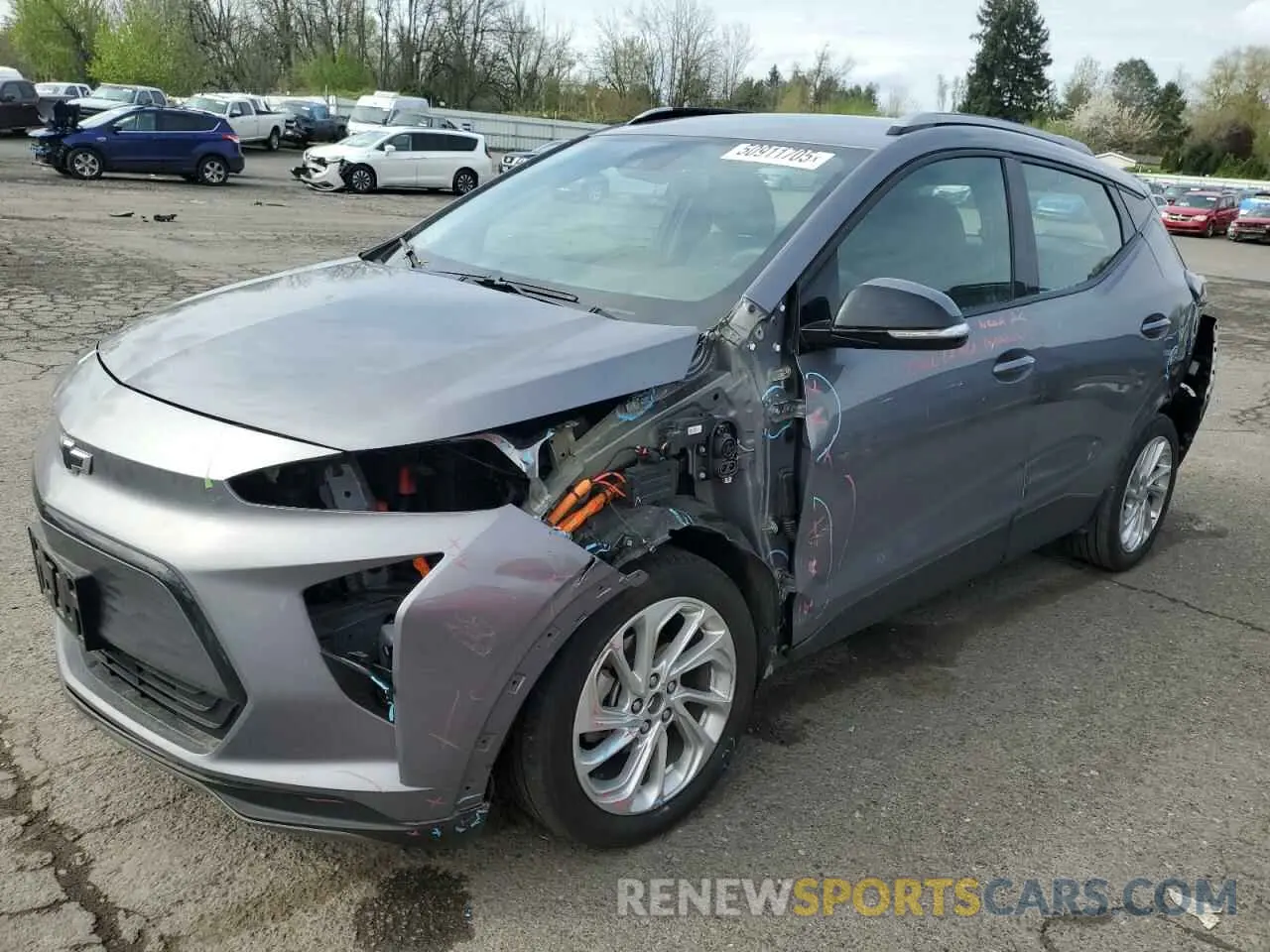 1 Photograph of a damaged car 1G1FY6S03P4205097 CHEVROLET BOLT 2023