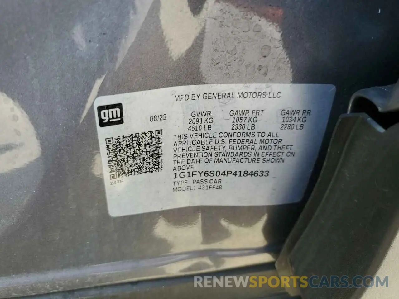 13 Photograph of a damaged car 1G1FY6S04P4184633 CHEVROLET BOLT 2023