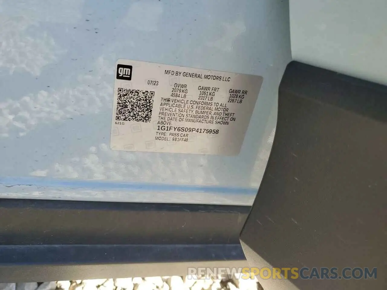 13 Photograph of a damaged car 1G1FY6S09P4175958 CHEVROLET BOLT 2023