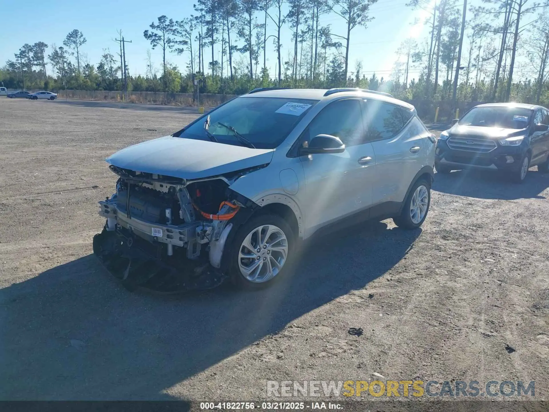 2 Photograph of a damaged car 1G1FY6S01N4112706 CHEVROLET BOLT EUV 2022