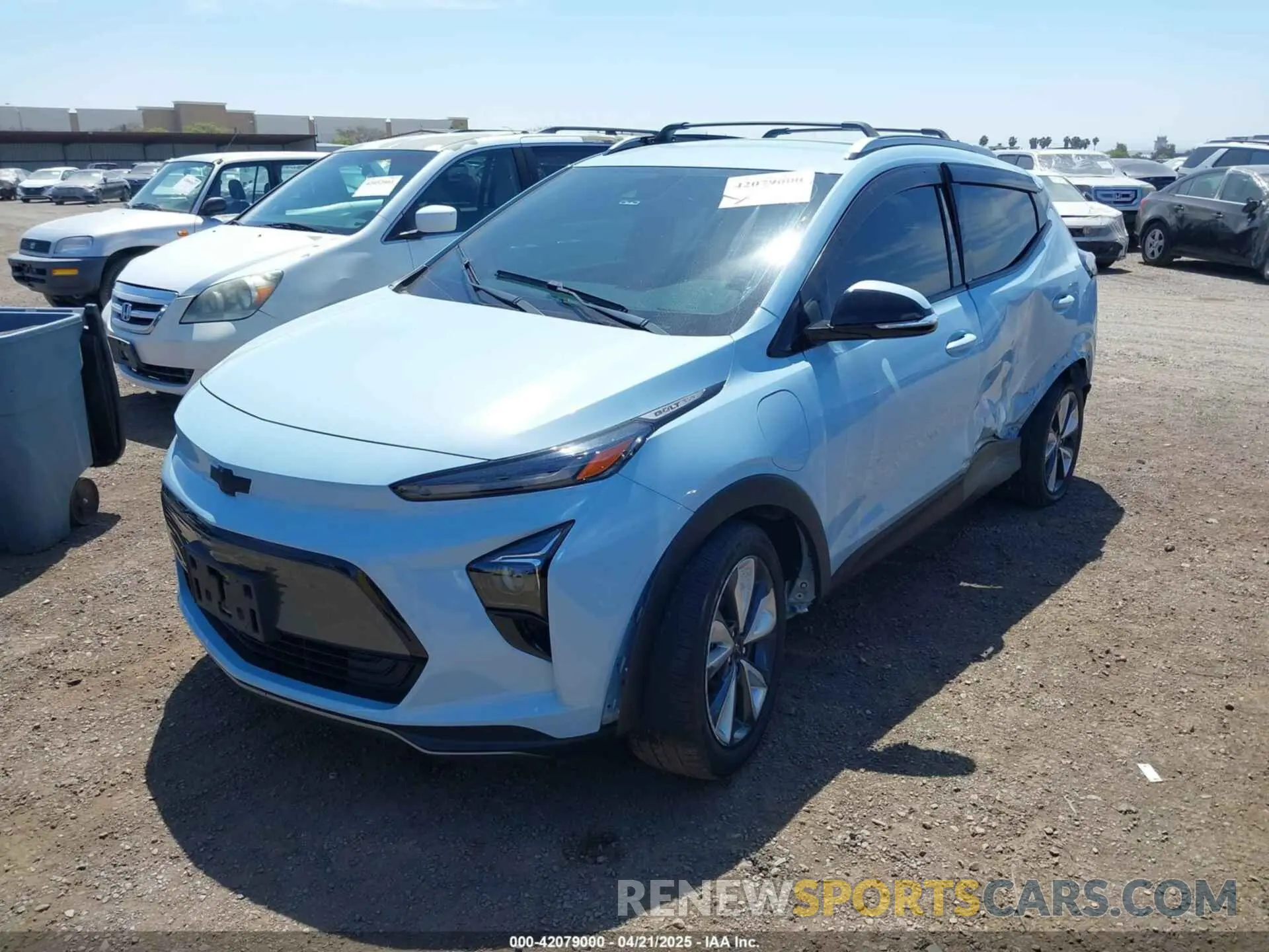 2 Photograph of a damaged car 1G1FY6S05N4116337 CHEVROLET BOLT EUV 2022