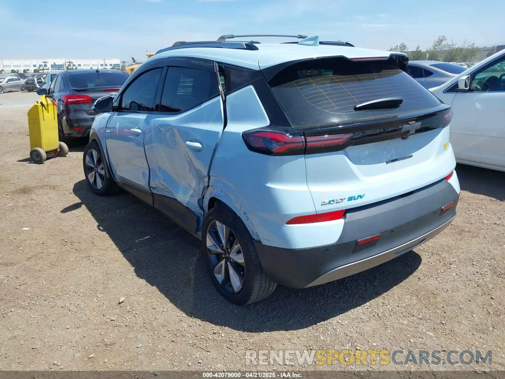 3 Photograph of a damaged car 1G1FY6S05N4116337 CHEVROLET BOLT EUV 2022