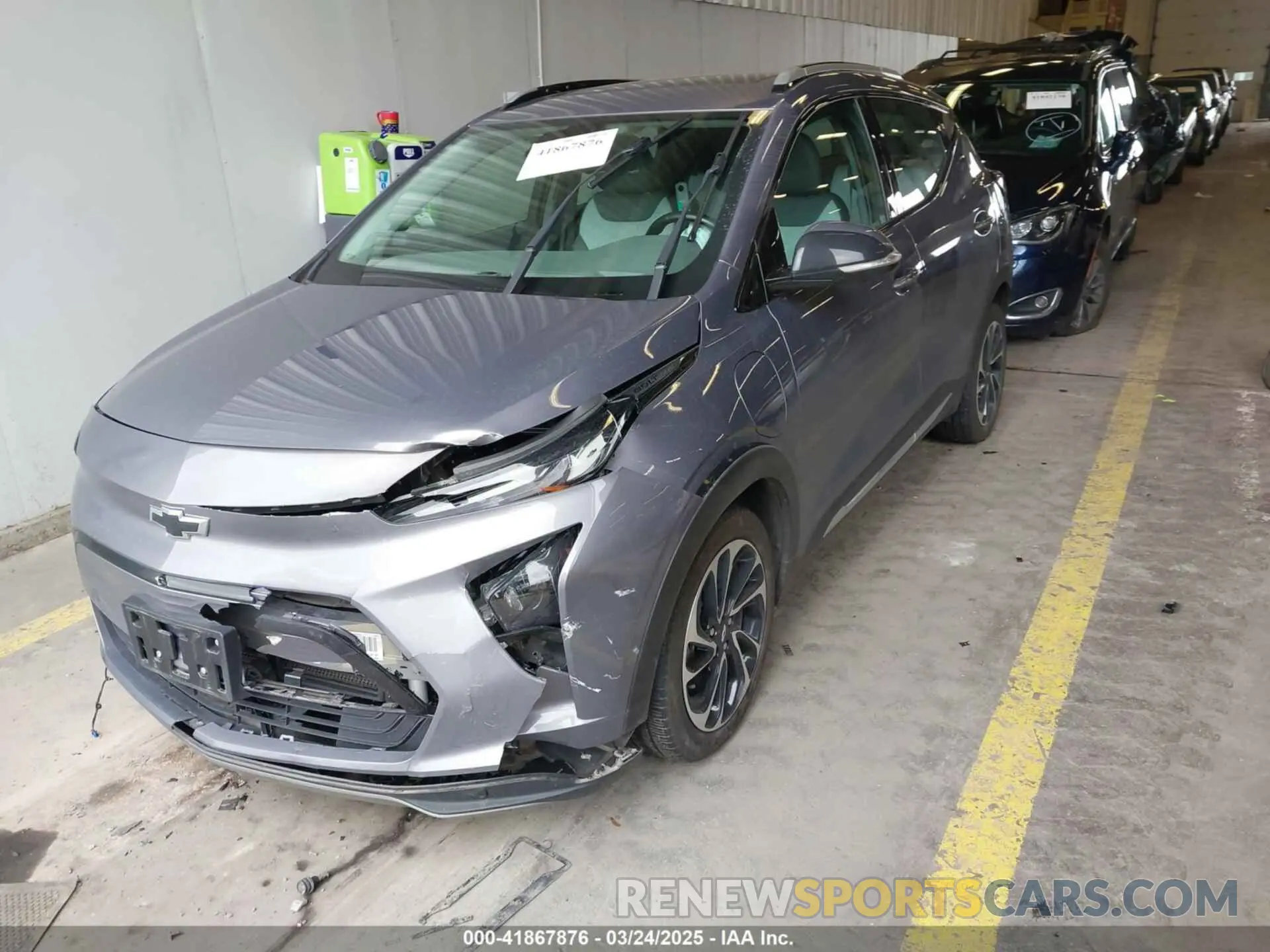 2 Photograph of a damaged car 1G1FZ6S00N4124455 CHEVROLET BOLT EUV 2022