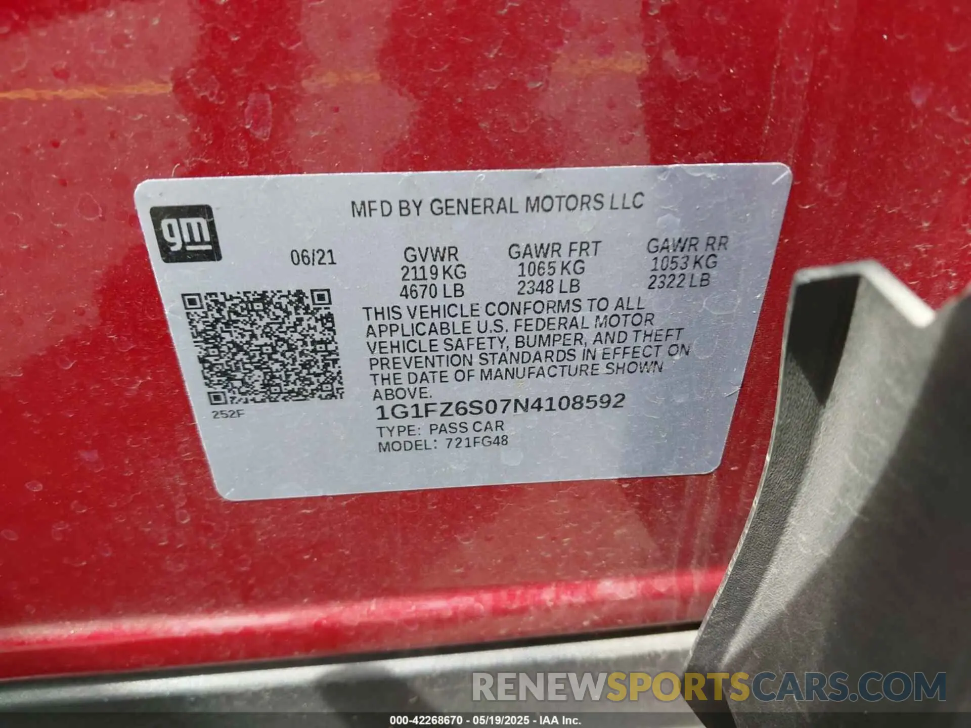 9 Photograph of a damaged car 1G1FZ6S07N4108592 CHEVROLET BOLT EUV 2022