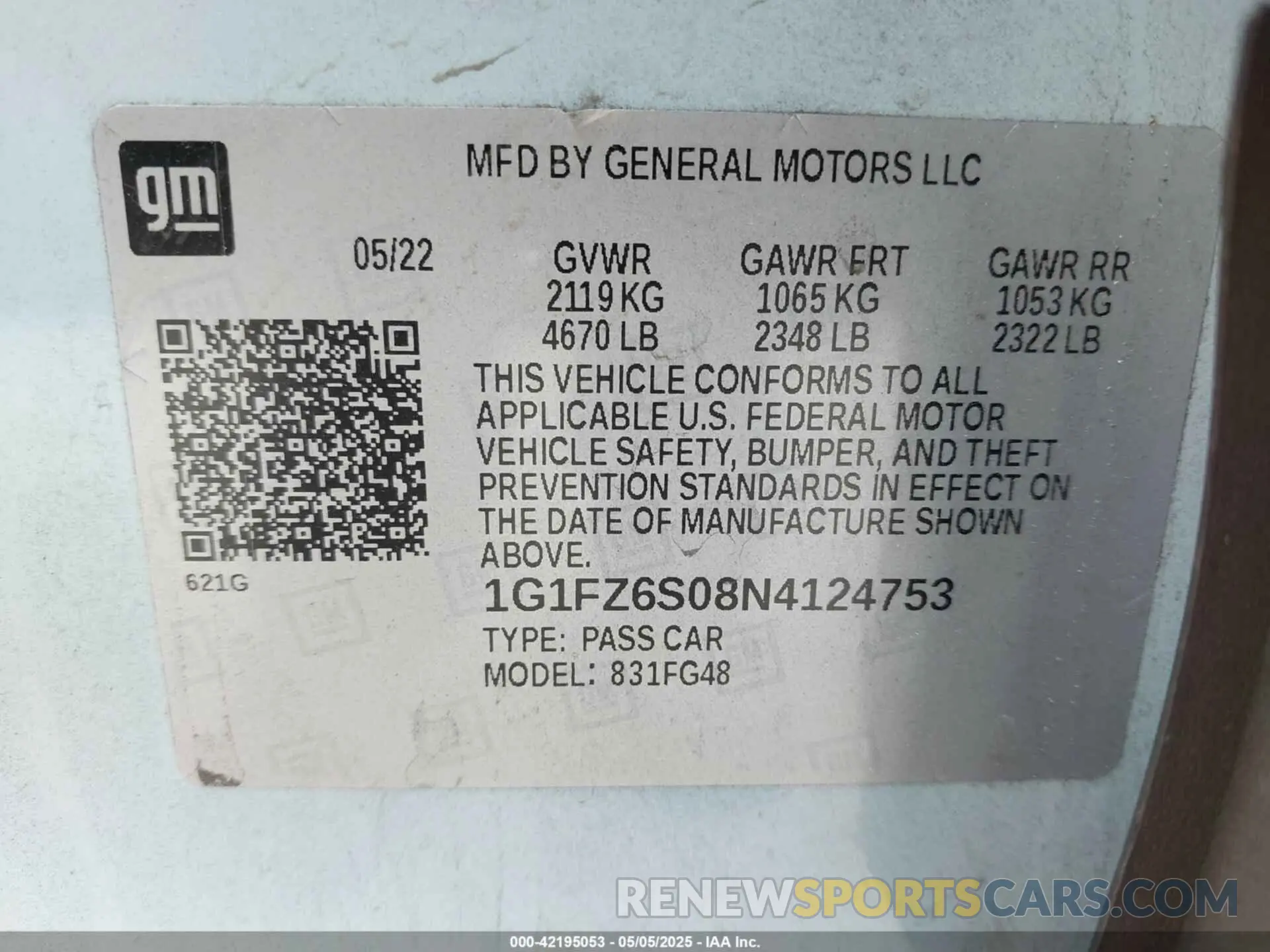 9 Photograph of a damaged car 1G1FZ6S08N4124753 CHEVROLET BOLT EUV 2022