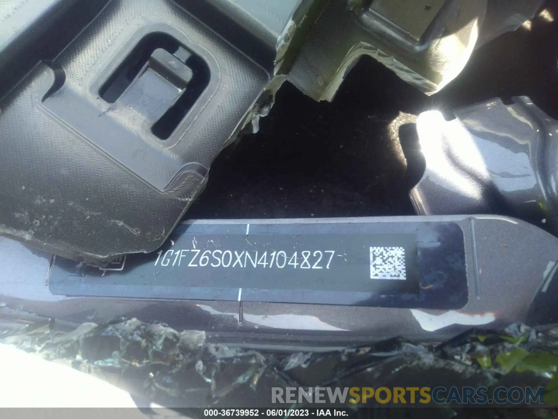 9 Photograph of a damaged car 1G1FZ6S0XN4104827 CHEVROLET BOLT EUV 2022