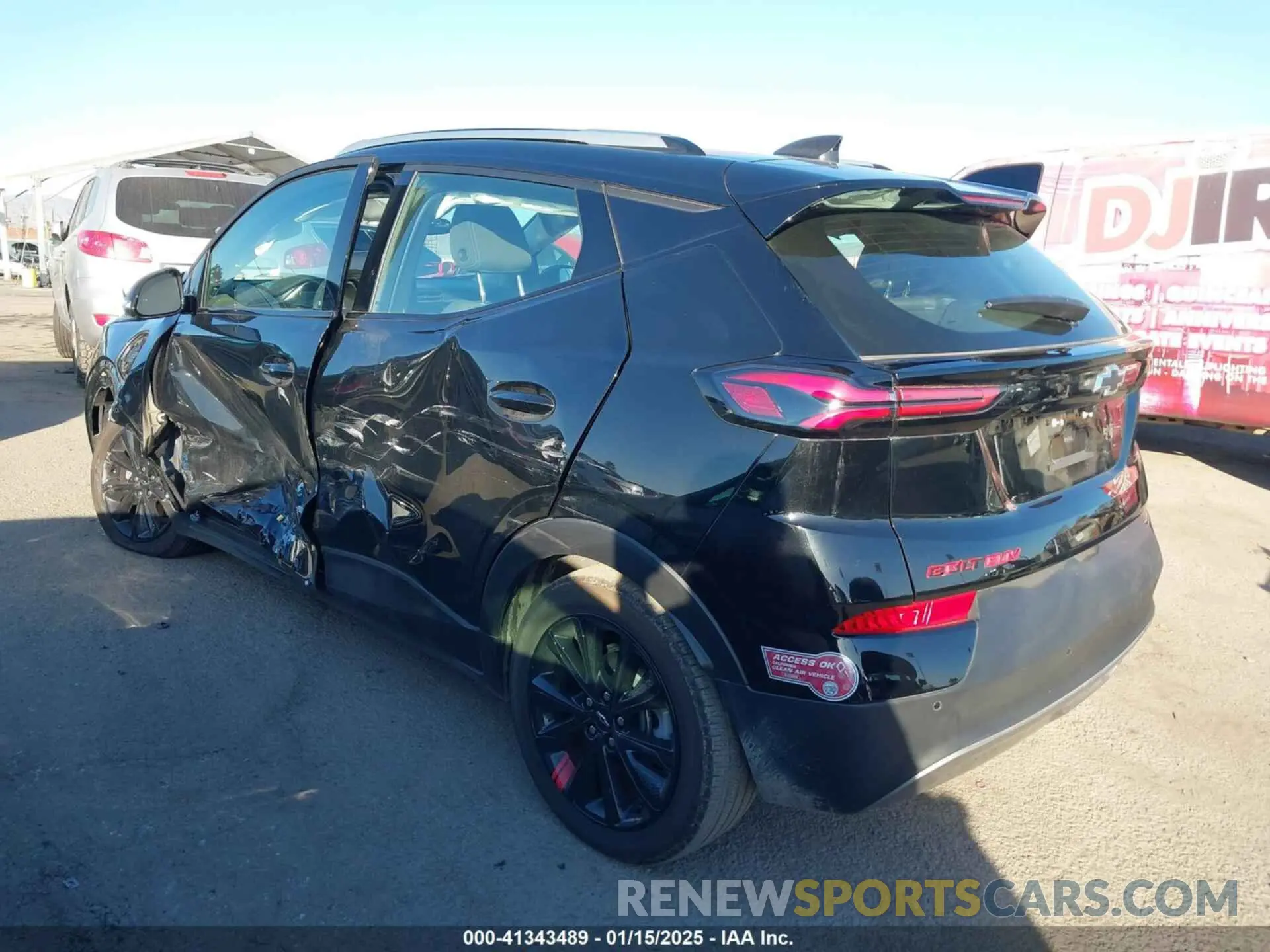 3 Photograph of a damaged car 1G1FY6S00P4167795 CHEVROLET BOLT EUV 2023