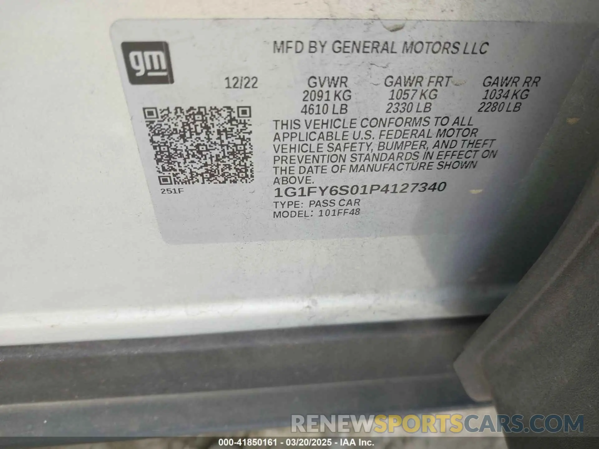 9 Photograph of a damaged car 1G1FY6S01P4127340 CHEVROLET BOLT EUV 2023