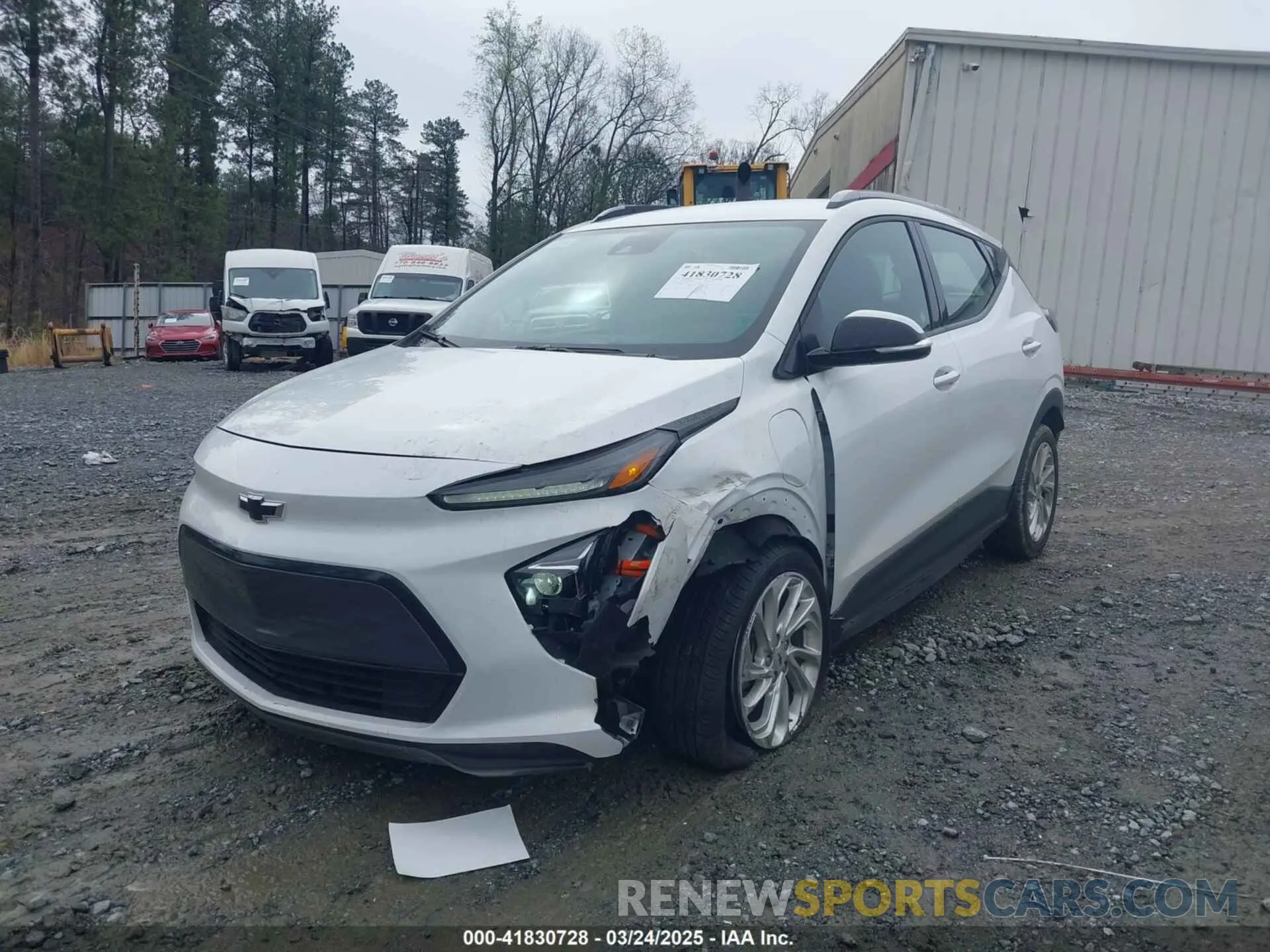 2 Photograph of a damaged car 1G1FY6S01P4184413 CHEVROLET BOLT EUV 2023
