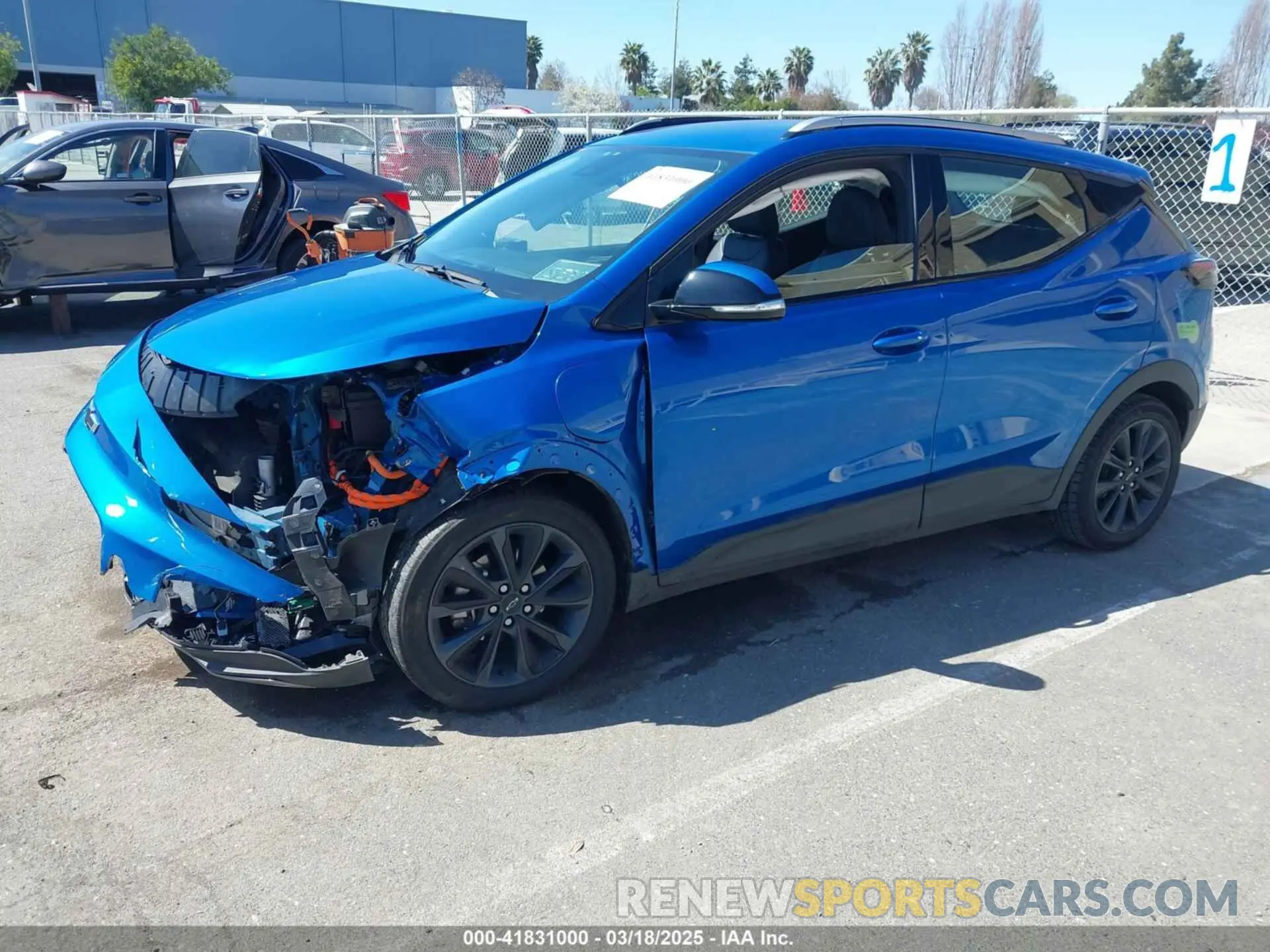 2 Photograph of a damaged car 1G1FY6S02P4115343 CHEVROLET BOLT EUV 2023