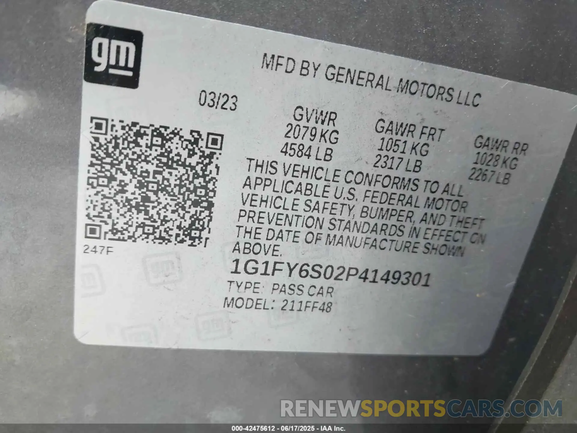 9 Photograph of a damaged car 1G1FY6S02P4149301 CHEVROLET BOLT EUV 2023