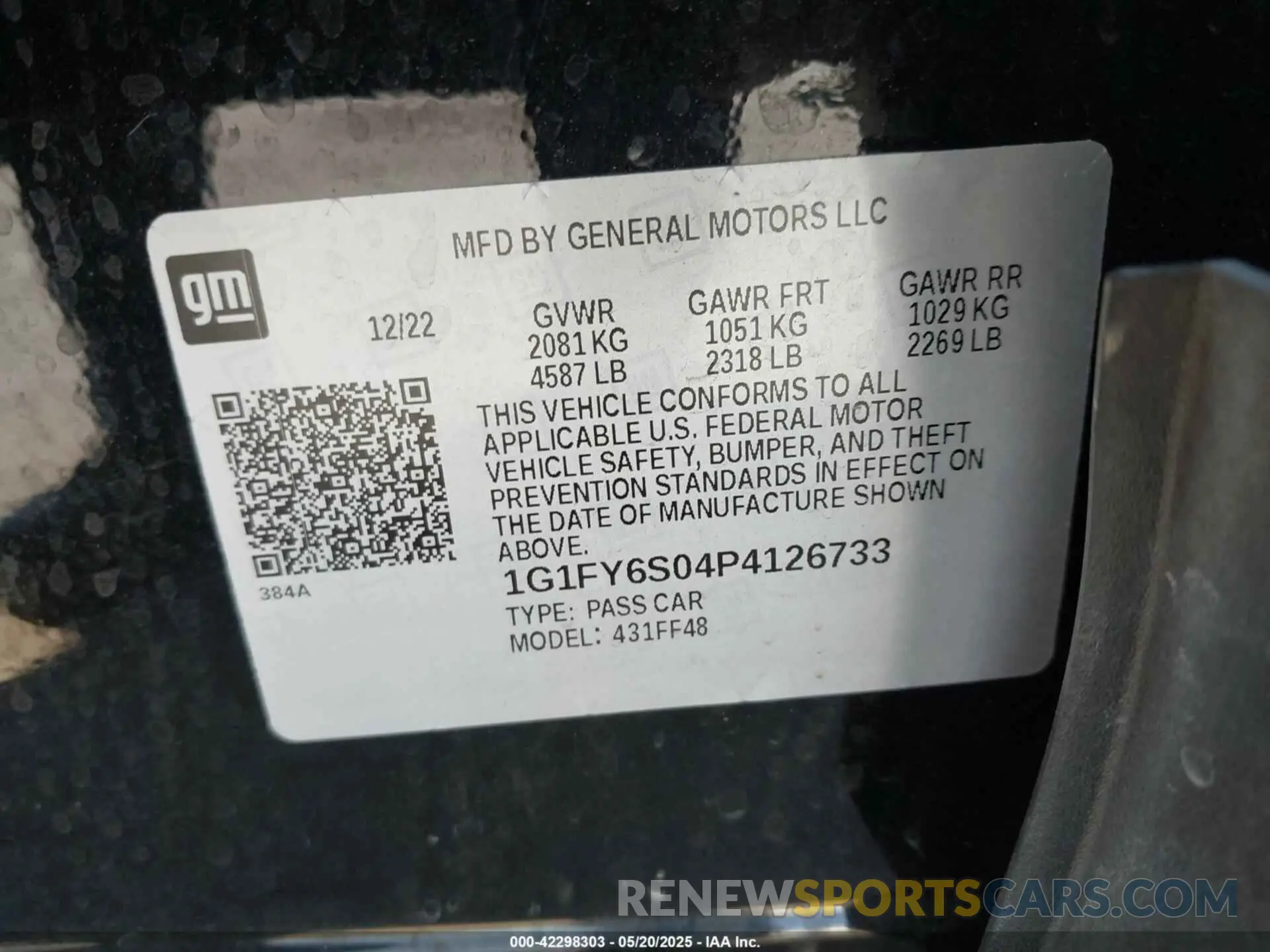 9 Photograph of a damaged car 1G1FY6S04P4126733 CHEVROLET BOLT EUV 2023
