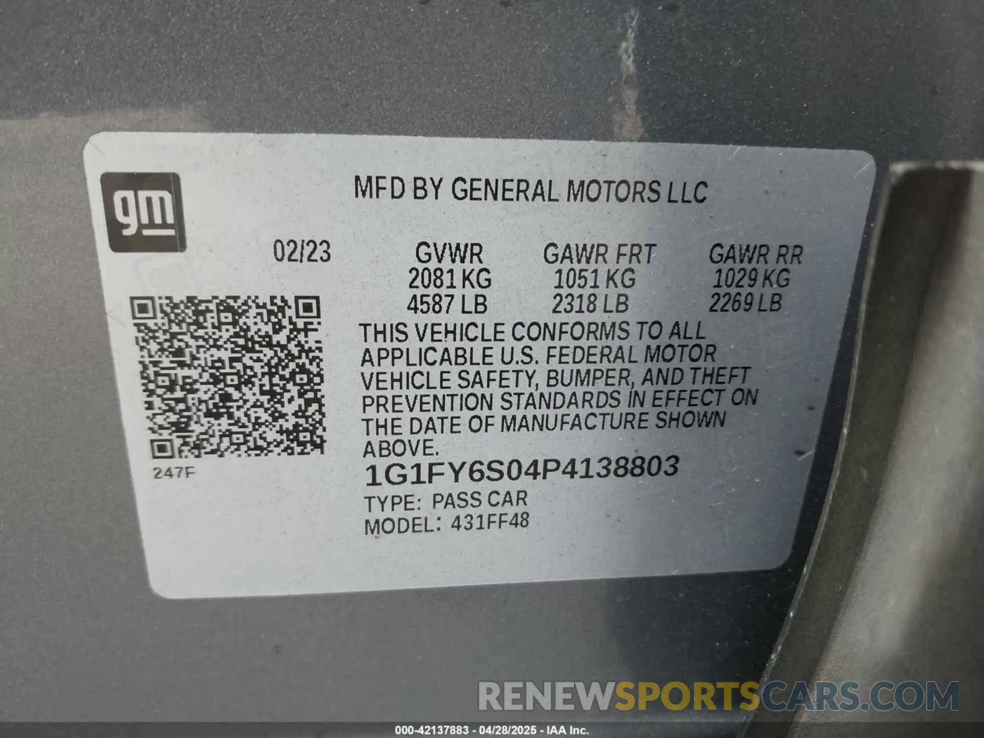 9 Photograph of a damaged car 1G1FY6S04P4138803 CHEVROLET BOLT EUV 2023