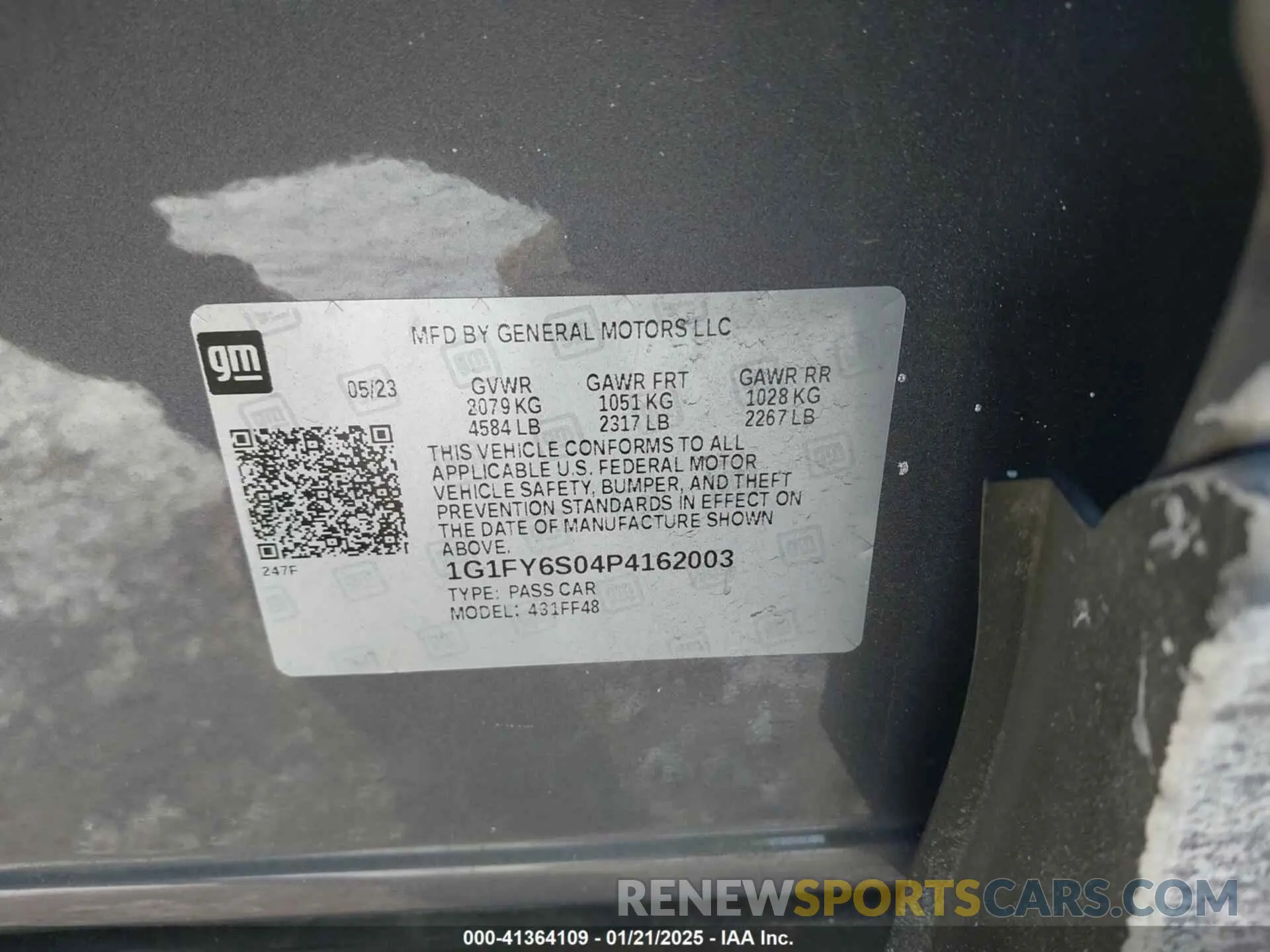9 Photograph of a damaged car 1G1FY6S04P4162003 CHEVROLET BOLT EUV 2023