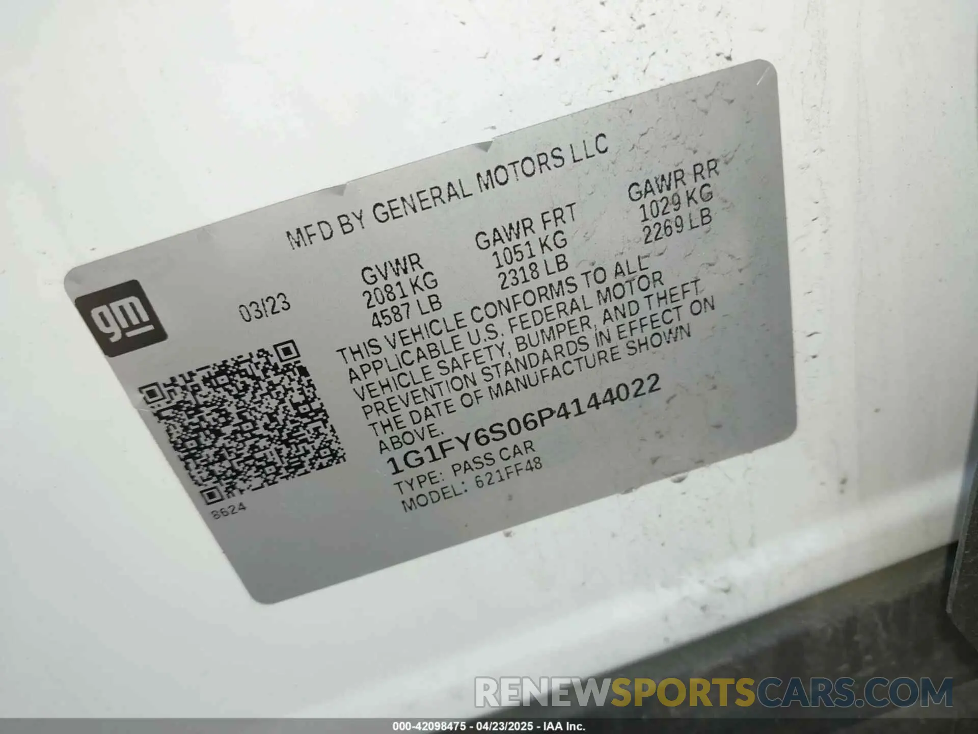 9 Photograph of a damaged car 1G1FY6S06P4144022 CHEVROLET BOLT EUV 2023