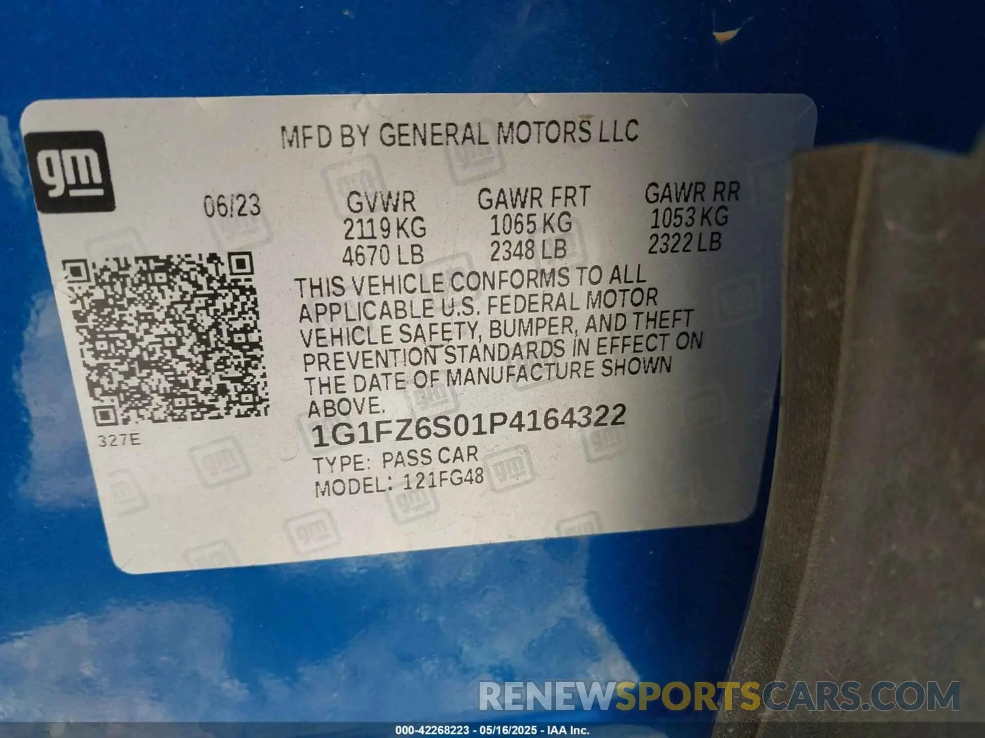 9 Photograph of a damaged car 1G1FZ6S01P4164322 CHEVROLET BOLT EUV 2023