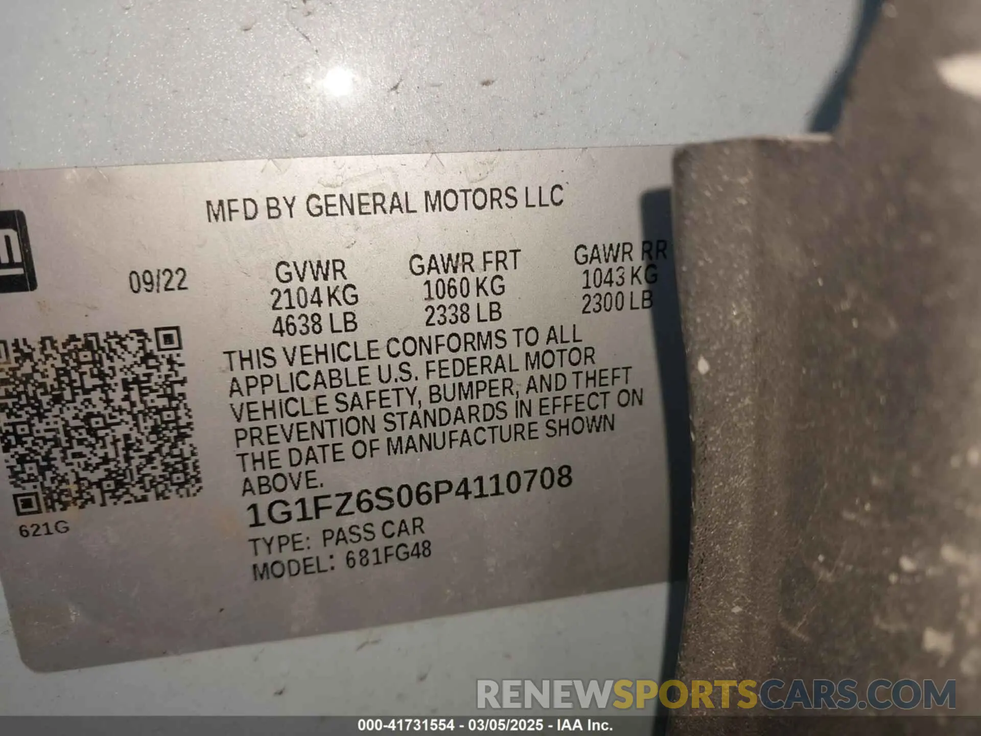 9 Photograph of a damaged car 1G1FZ6S06P4110708 CHEVROLET BOLT EUV 2023