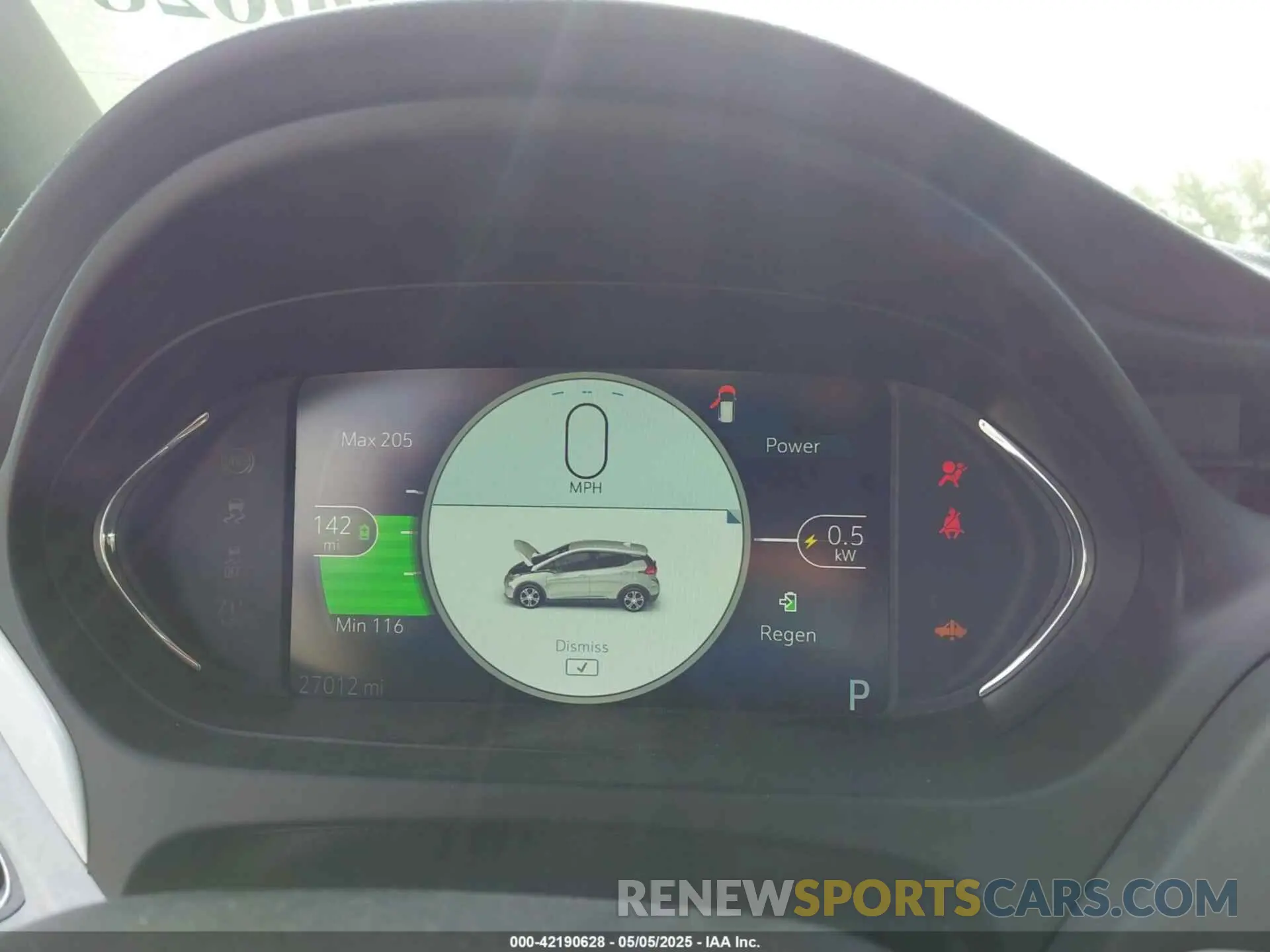 17 Photograph of a damaged car 1G1FY6S00K4105693 CHEVROLET BOLT EV 2019