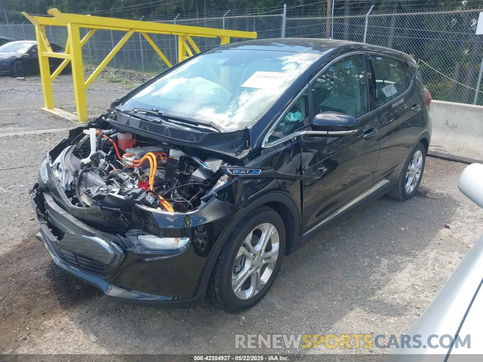 2 Photograph of a damaged car 1G1FY6S00K4127807 CHEVROLET BOLT EV 2019
