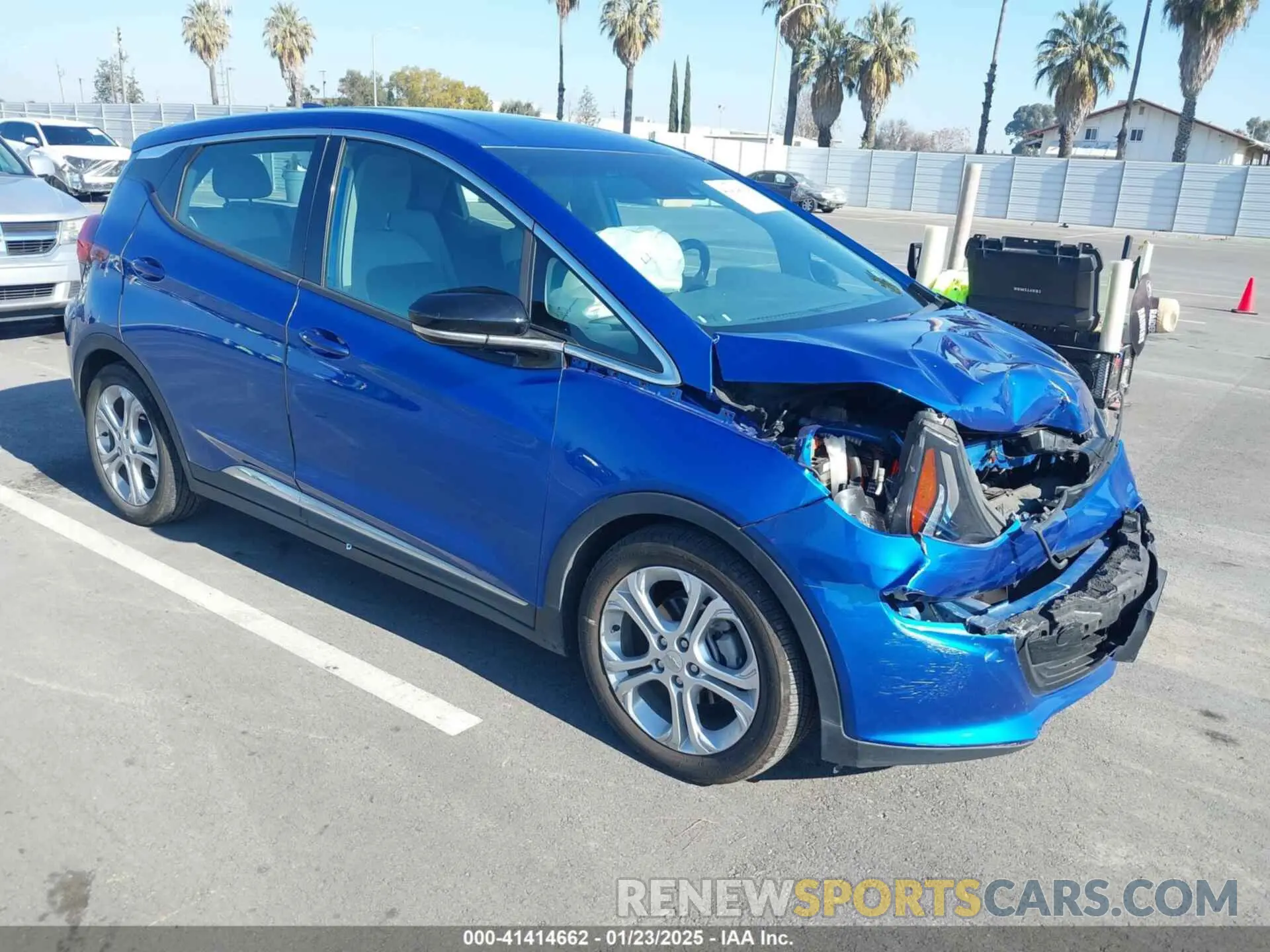 1 Photograph of a damaged car 1G1FY6S01K4124723 CHEVROLET BOLT EV 2019