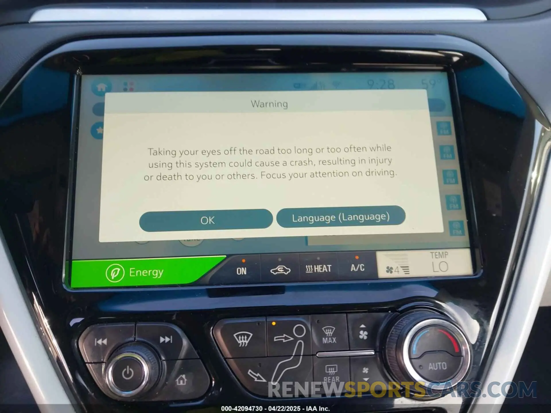 18 Photograph of a damaged car 1G1FY6S02K4111396 CHEVROLET BOLT EV 2019