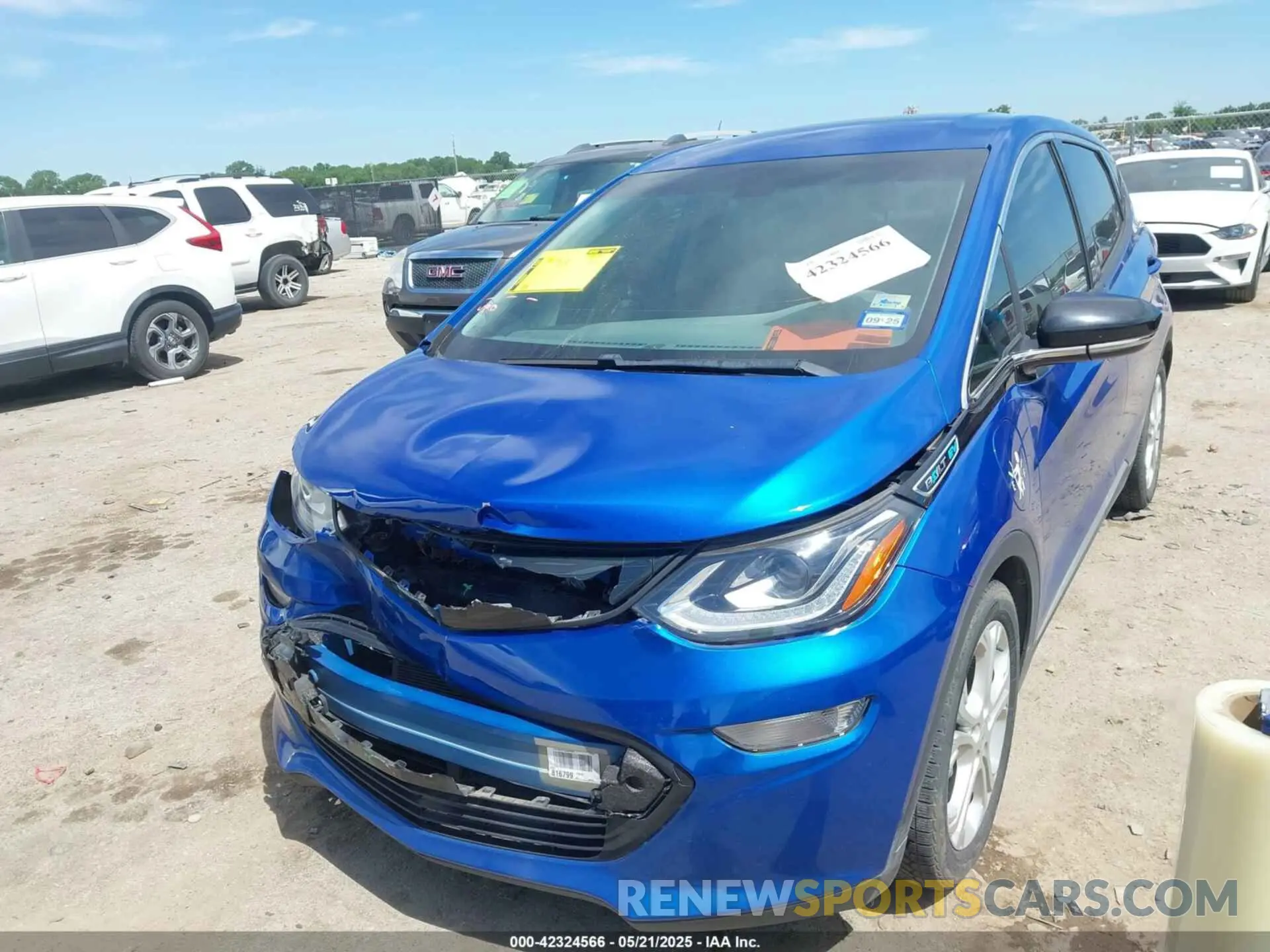2 Photograph of a damaged car 1G1FY6S04K4136607 CHEVROLET BOLT EV 2019