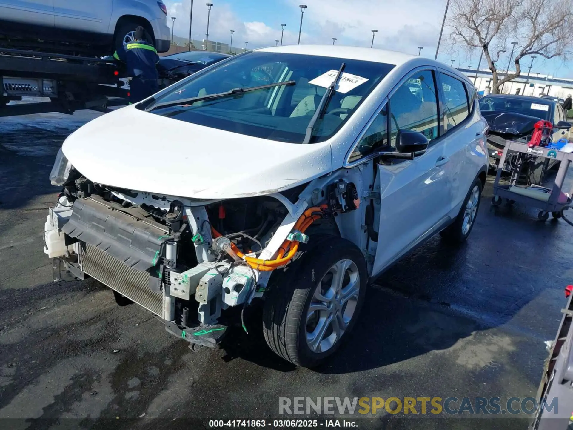 2 Photograph of a damaged car 1G1FY6S05K4105950 CHEVROLET BOLT EV 2019