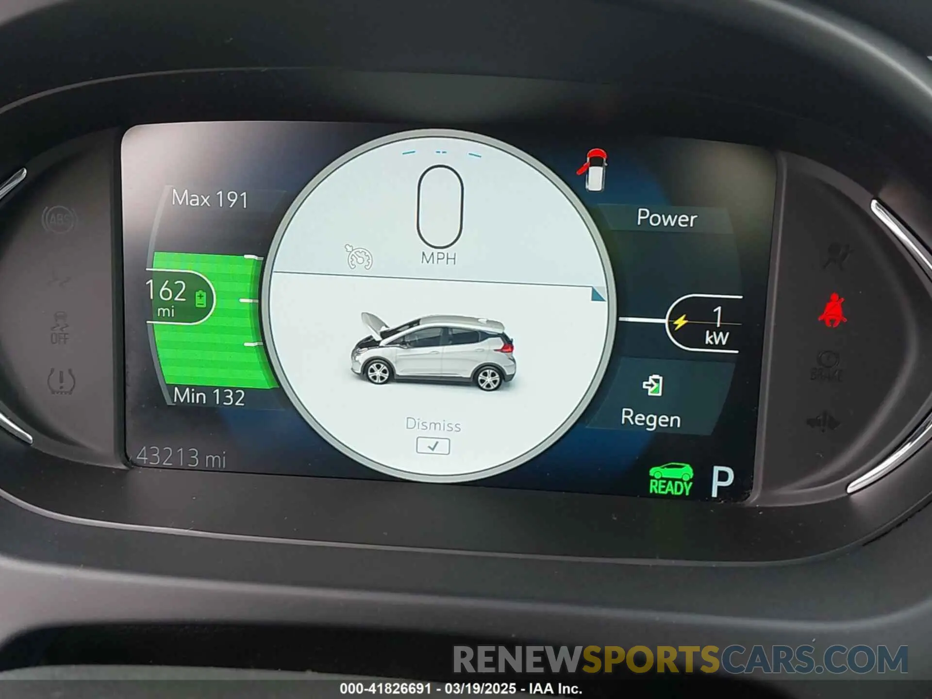 7 Photograph of a damaged car 1G1FY6S0XK4104776 CHEVROLET BOLT EV 2019