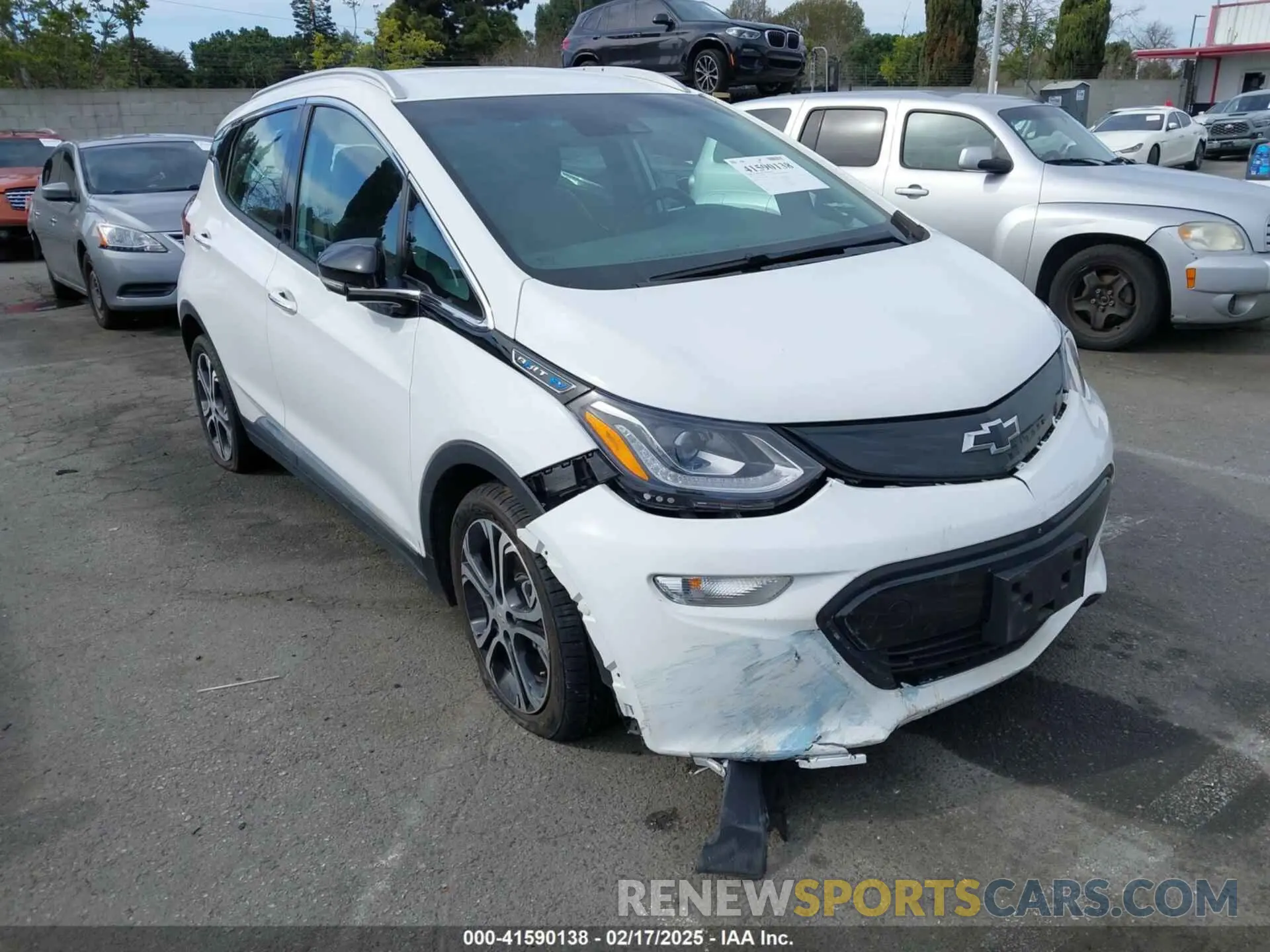 1 Photograph of a damaged car 1G1FZ6S08K4104854 CHEVROLET BOLT EV 2019