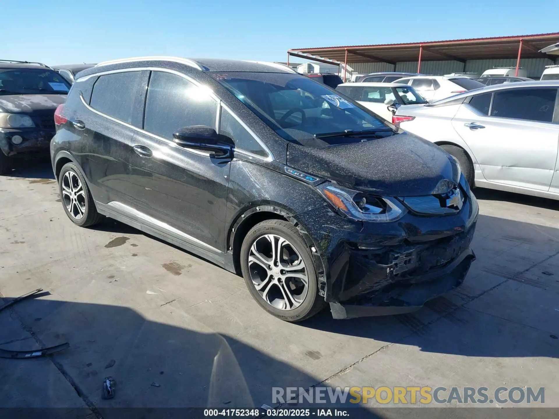 1 Photograph of a damaged car 1G1FZ6S09K4101669 CHEVROLET BOLT EV 2019