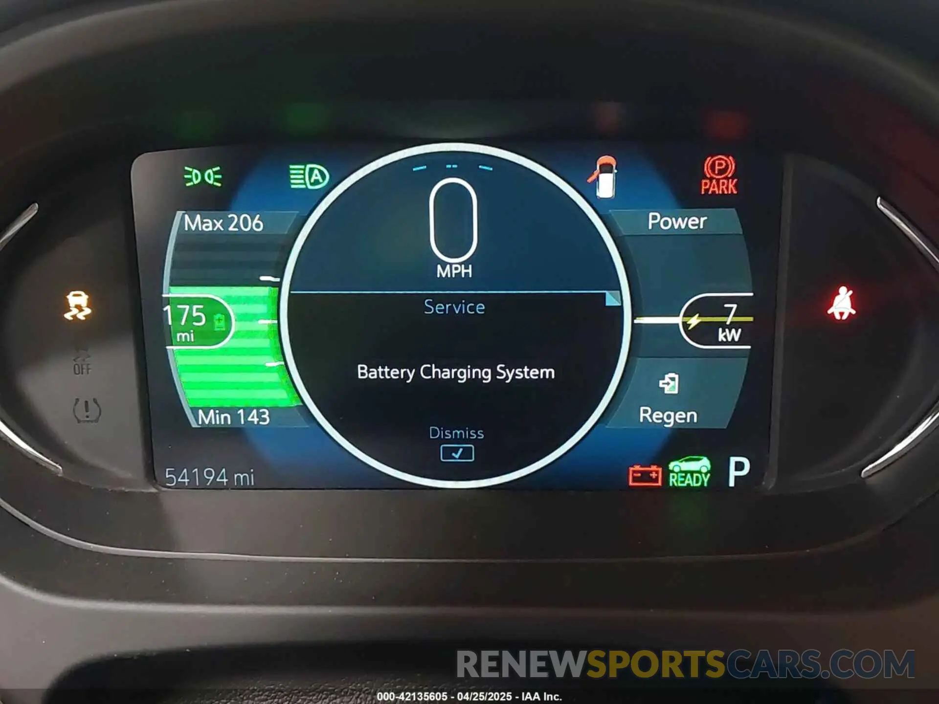 7 Photograph of a damaged car 1G1FZ6S09K4136793 CHEVROLET BOLT EV 2019