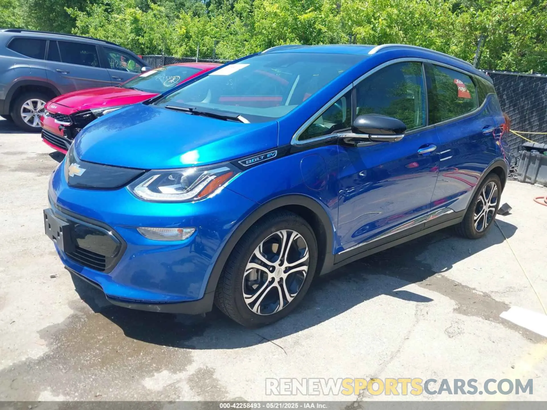 2 Photograph of a damaged car 1G1FZ6S09K4137605 CHEVROLET BOLT EV 2019