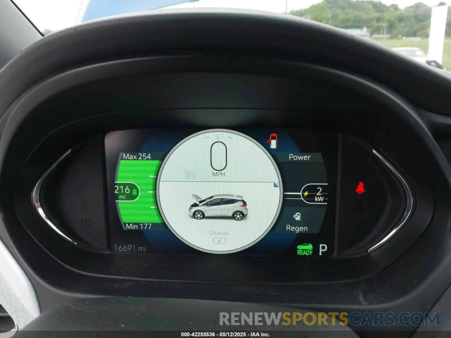 7 Photograph of a damaged car 1G1FW6S0XL4145254 CHEVROLET BOLT EV 2020