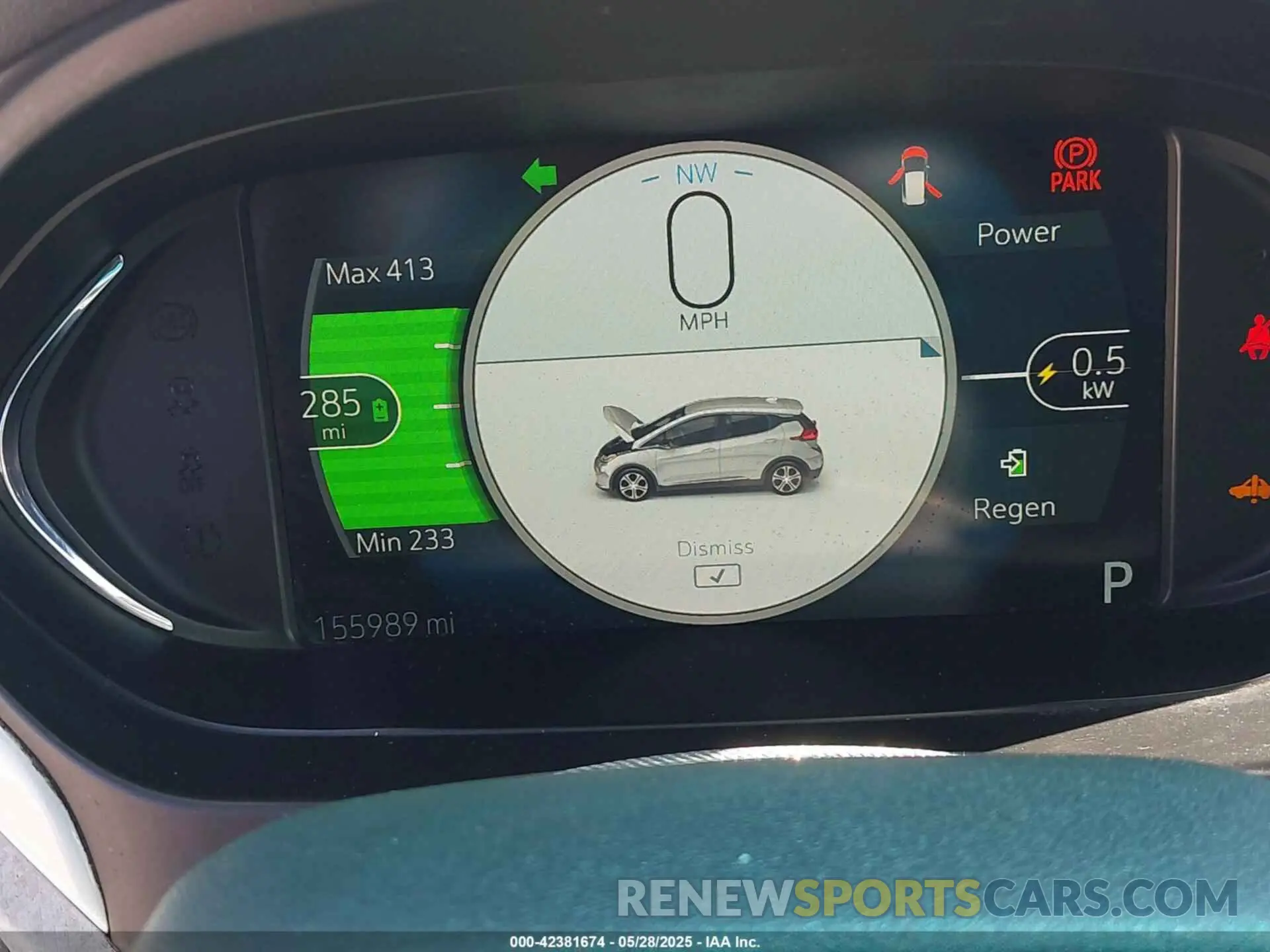 15 Photograph of a damaged car 1G1FY6S01L4117935 CHEVROLET BOLT EV 2020