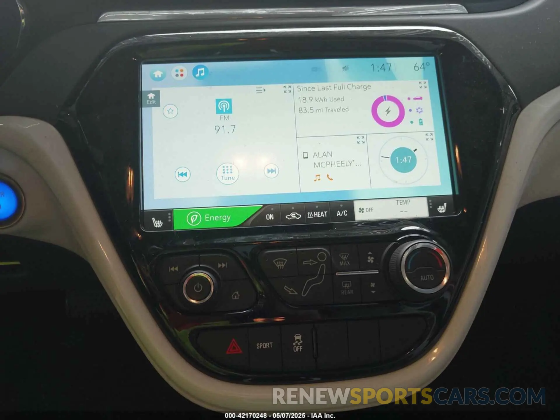 18 Photograph of a damaged car 1G1FY6S01L4147260 CHEVROLET BOLT EV 2020