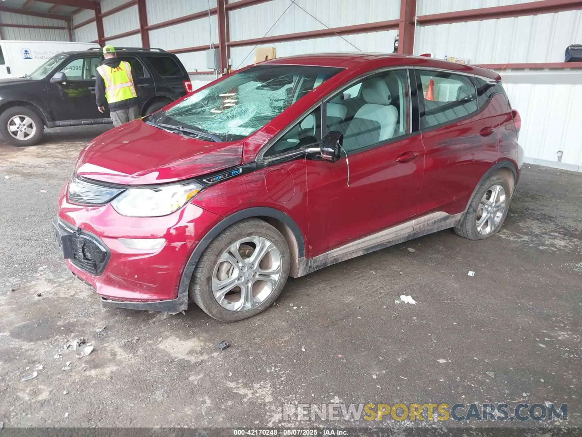 2 Photograph of a damaged car 1G1FY6S01L4147260 CHEVROLET BOLT EV 2020