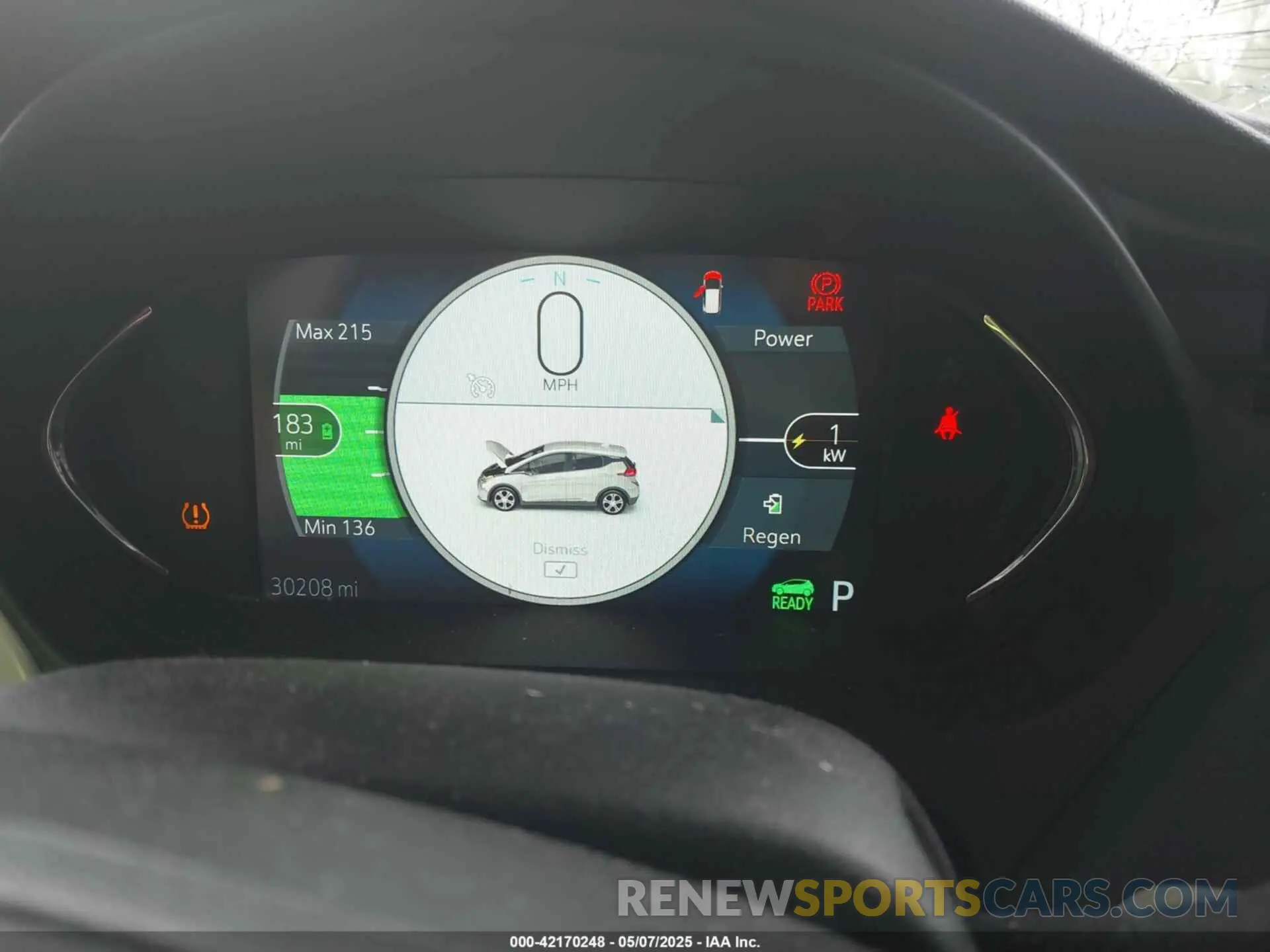 7 Photograph of a damaged car 1G1FY6S01L4147260 CHEVROLET BOLT EV 2020