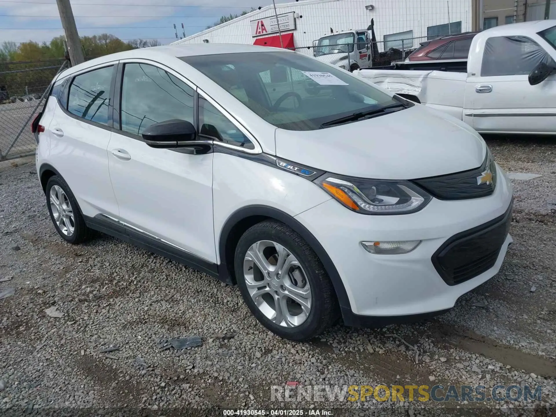 1 Photograph of a damaged car 1G1FY6S02L4137403 CHEVROLET BOLT EV 2020