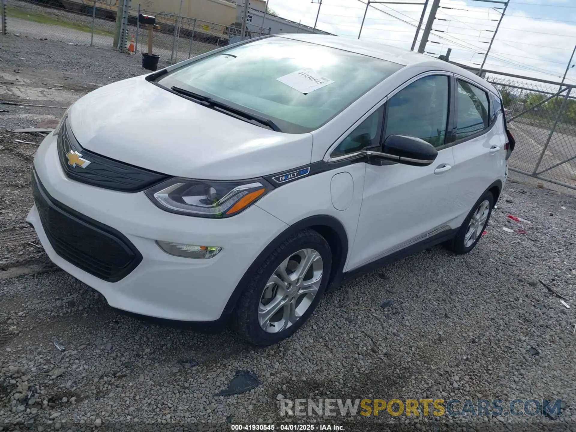 2 Photograph of a damaged car 1G1FY6S02L4137403 CHEVROLET BOLT EV 2020