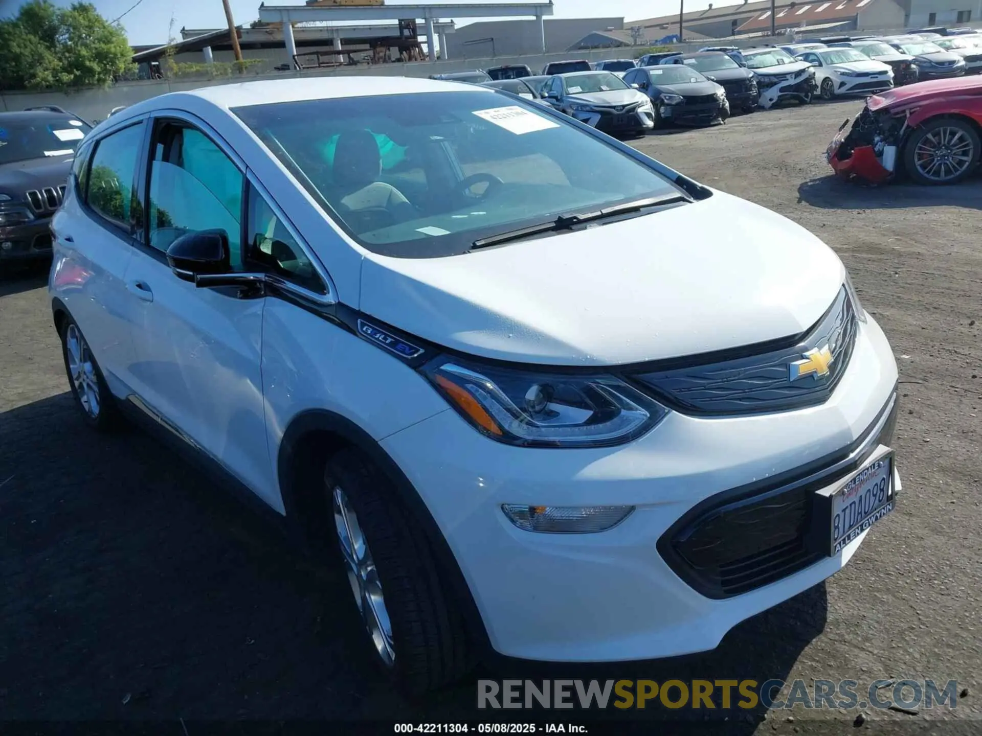 1 Photograph of a damaged car 1G1FY6S03L4132176 CHEVROLET BOLT EV 2020