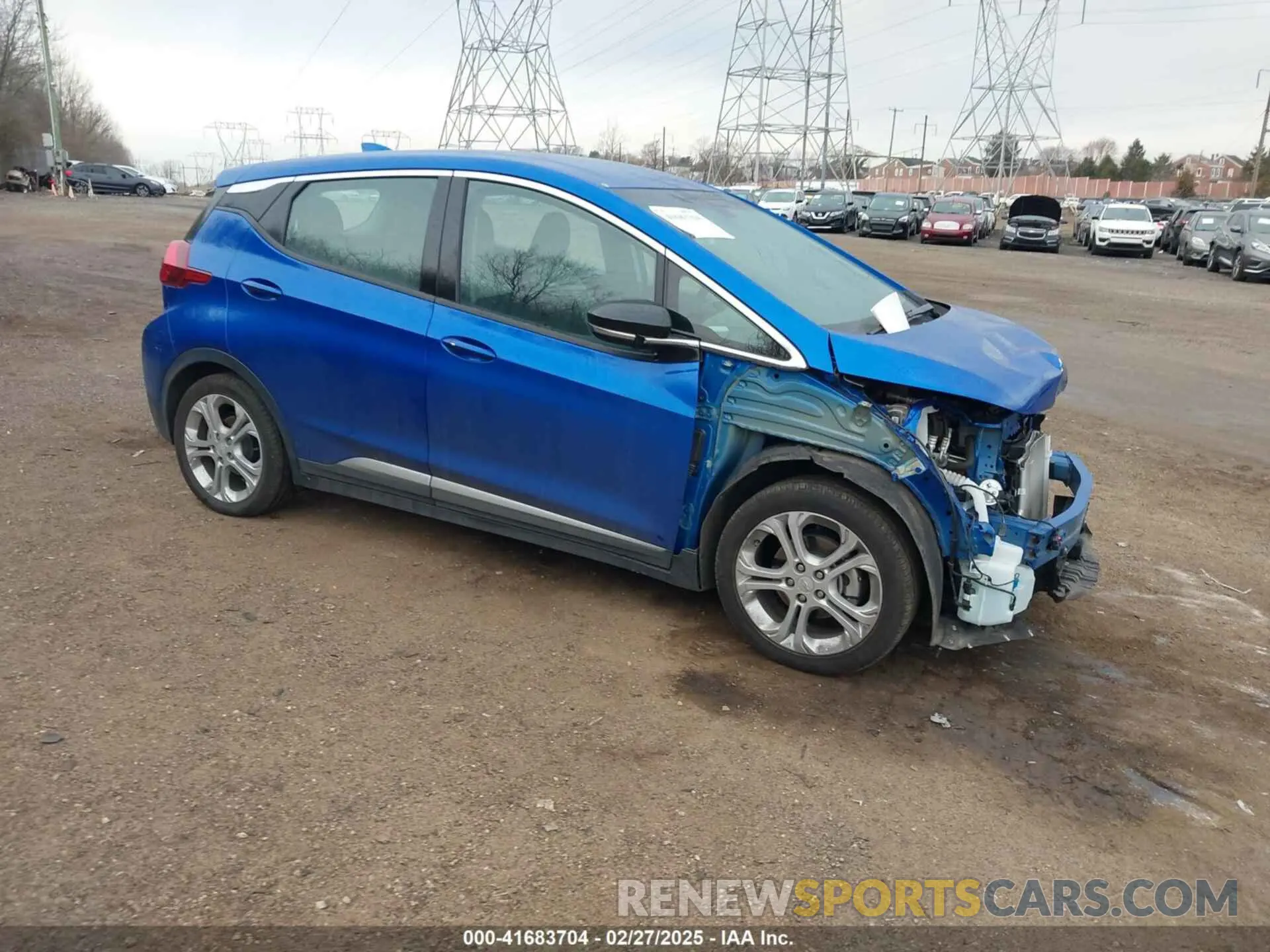 1 Photograph of a damaged car 1G1FY6S04L4114446 CHEVROLET BOLT EV 2020