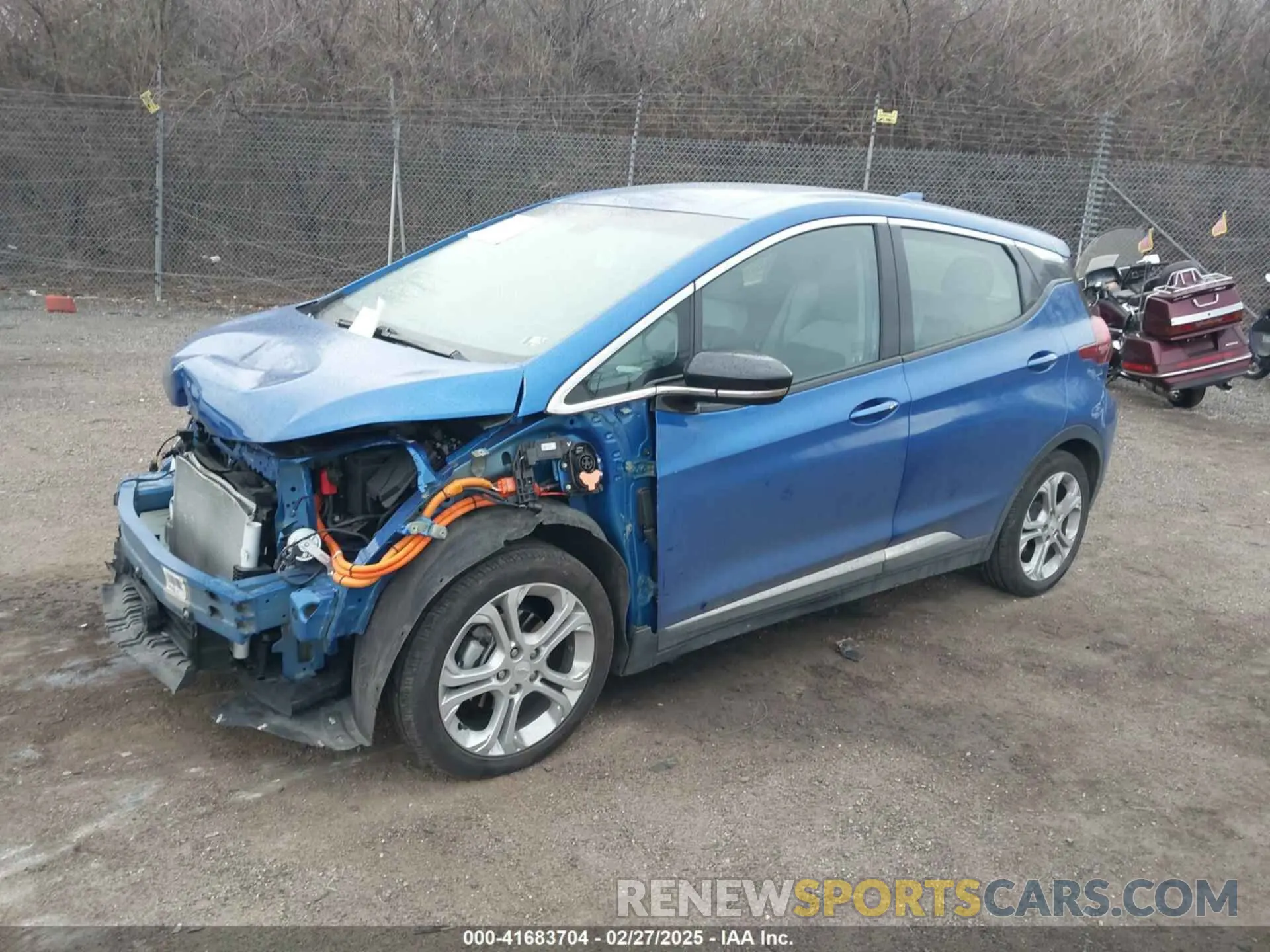 2 Photograph of a damaged car 1G1FY6S04L4114446 CHEVROLET BOLT EV 2020