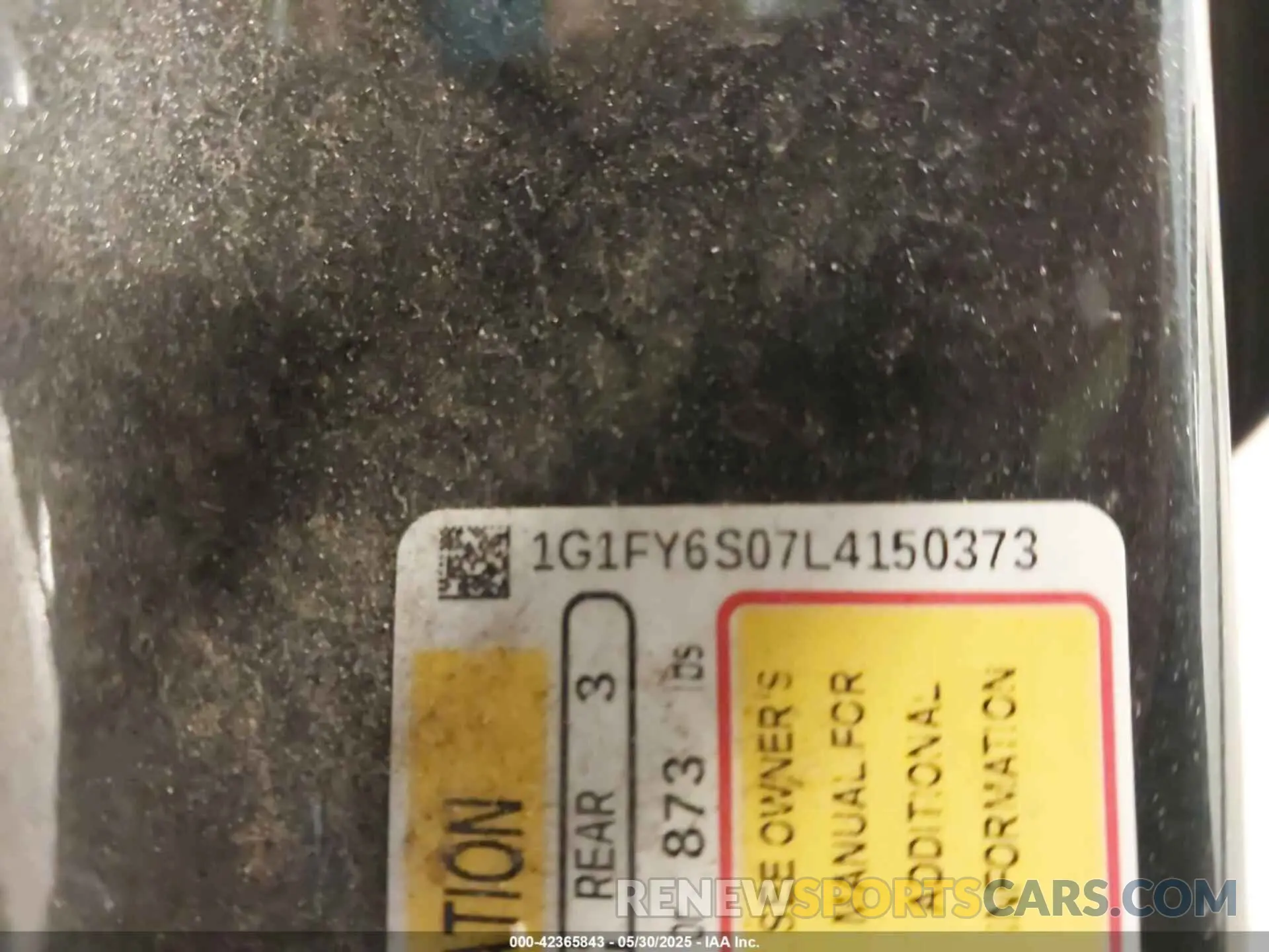 9 Photograph of a damaged car 1G1FY6S07L4150373 CHEVROLET BOLT EV 2020